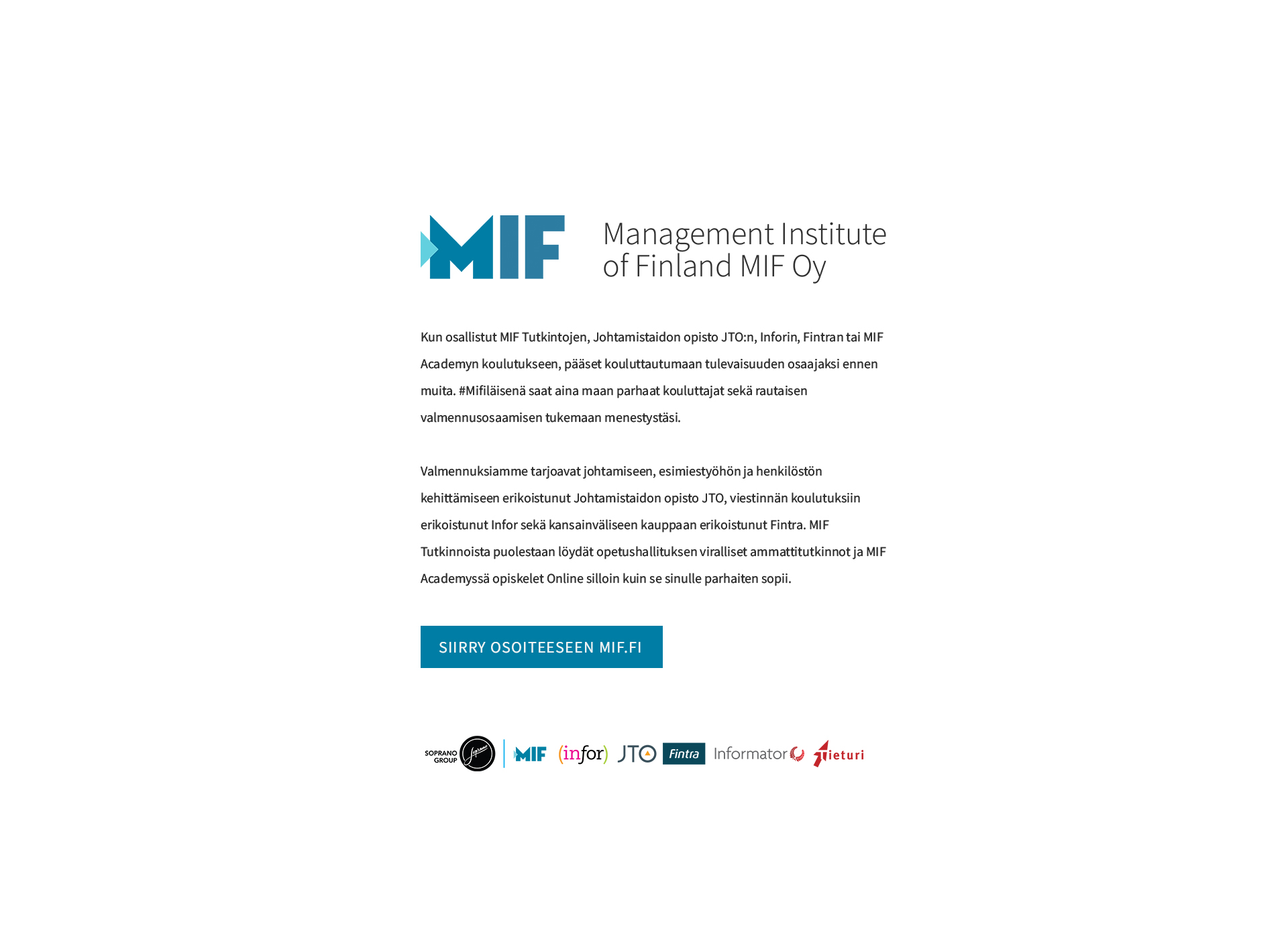Screenshot for mifconnect.fi
