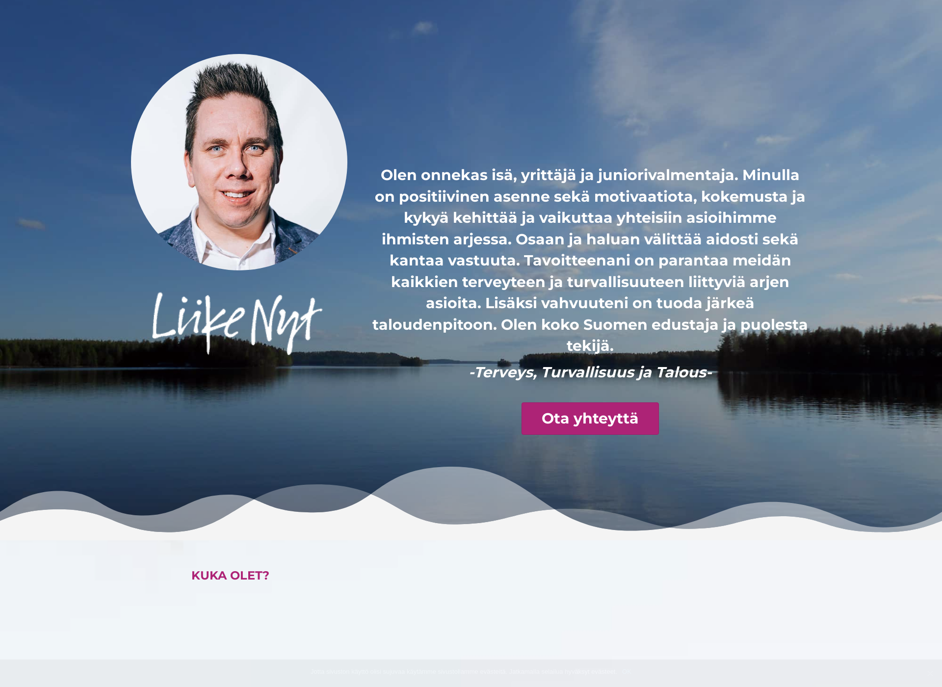 Skärmdump för mikasaari.fi
