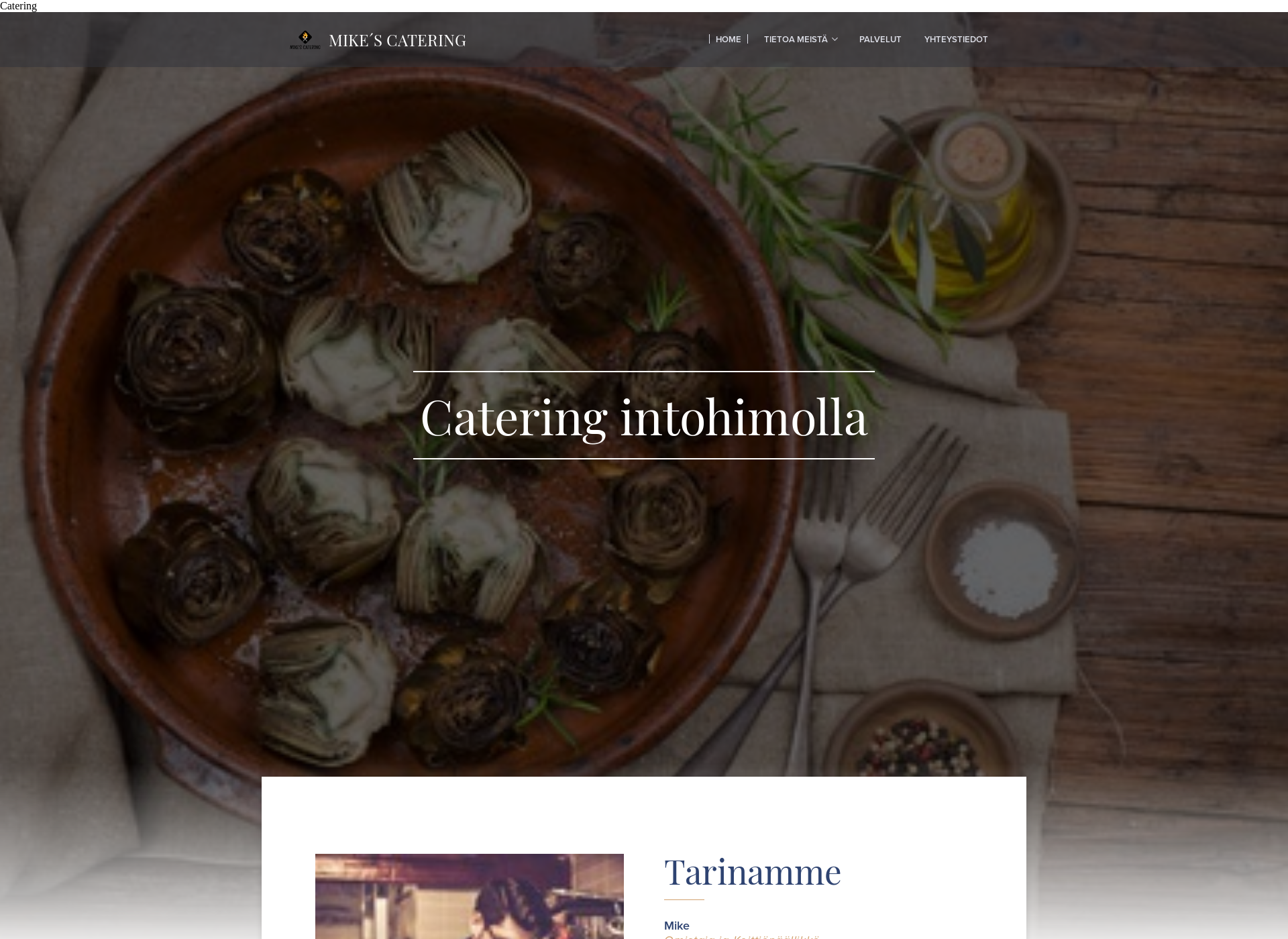 Screenshot for mikescatering.fi
