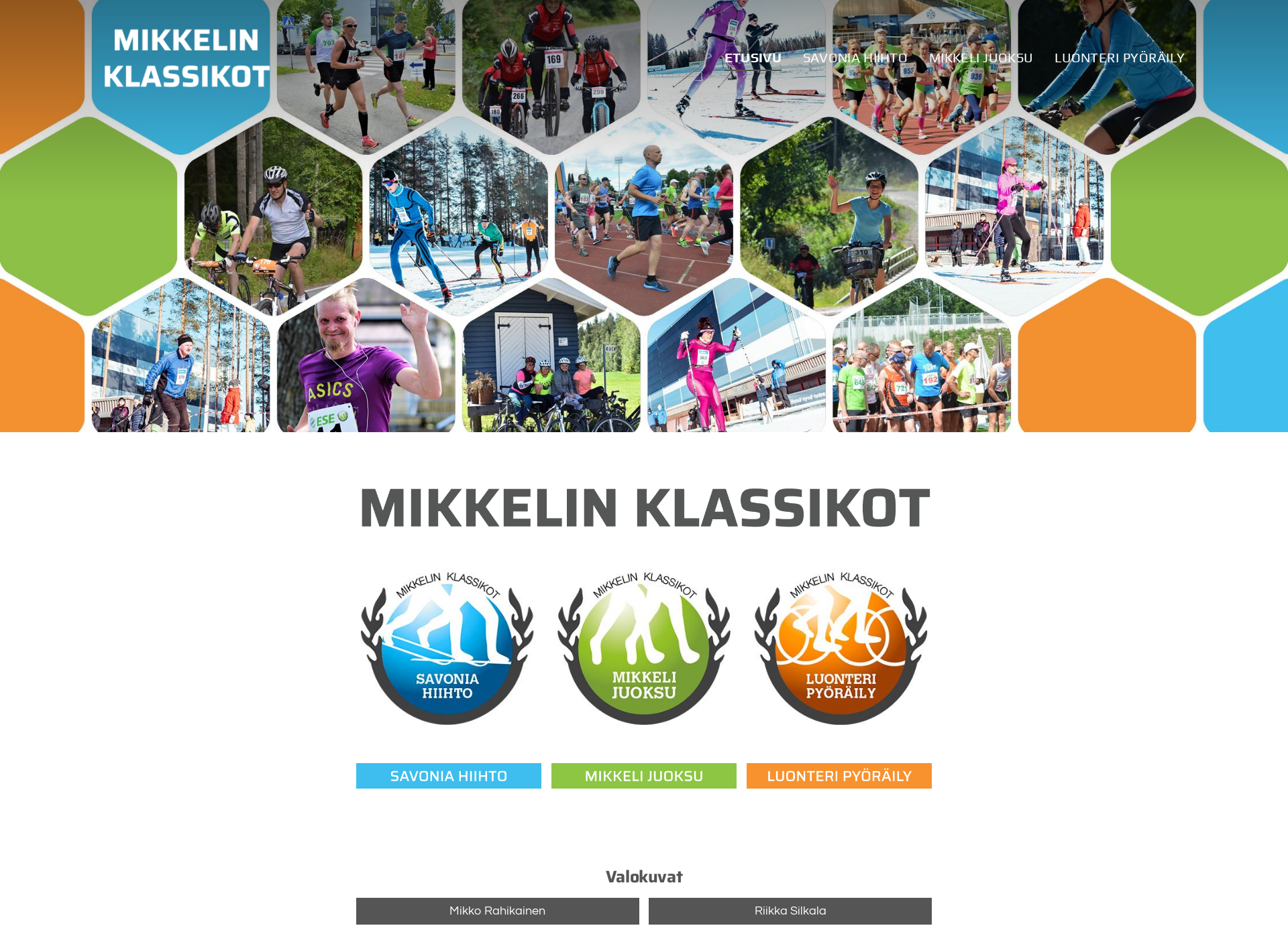 Screenshot for mikkelinklassikot.fi