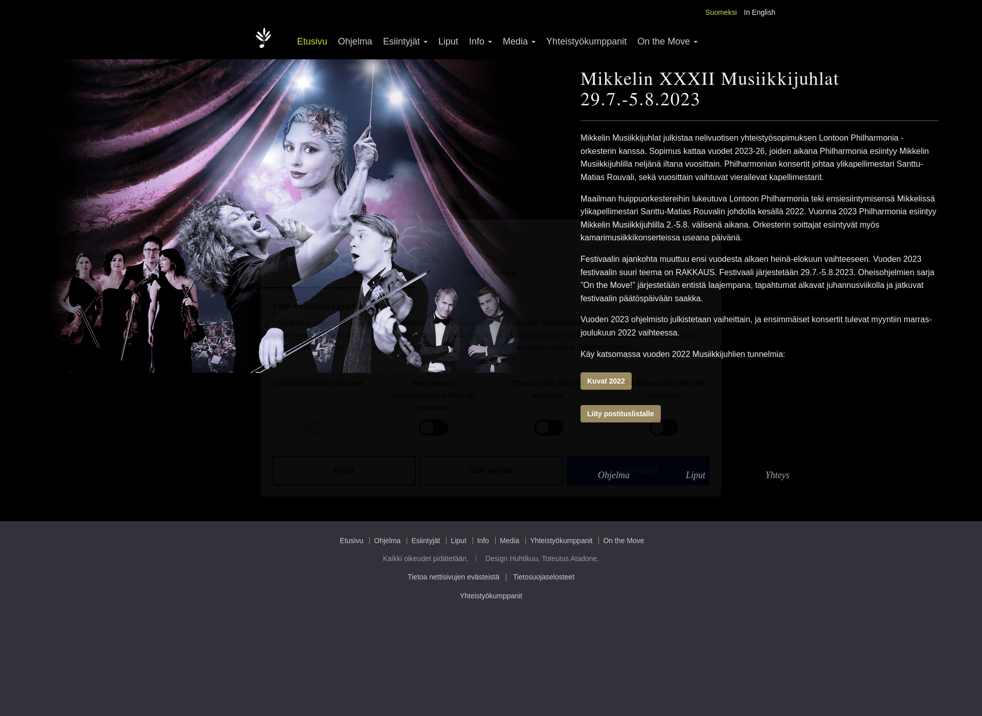 Screenshot for mikkelinmusiikkijuhlat.fi