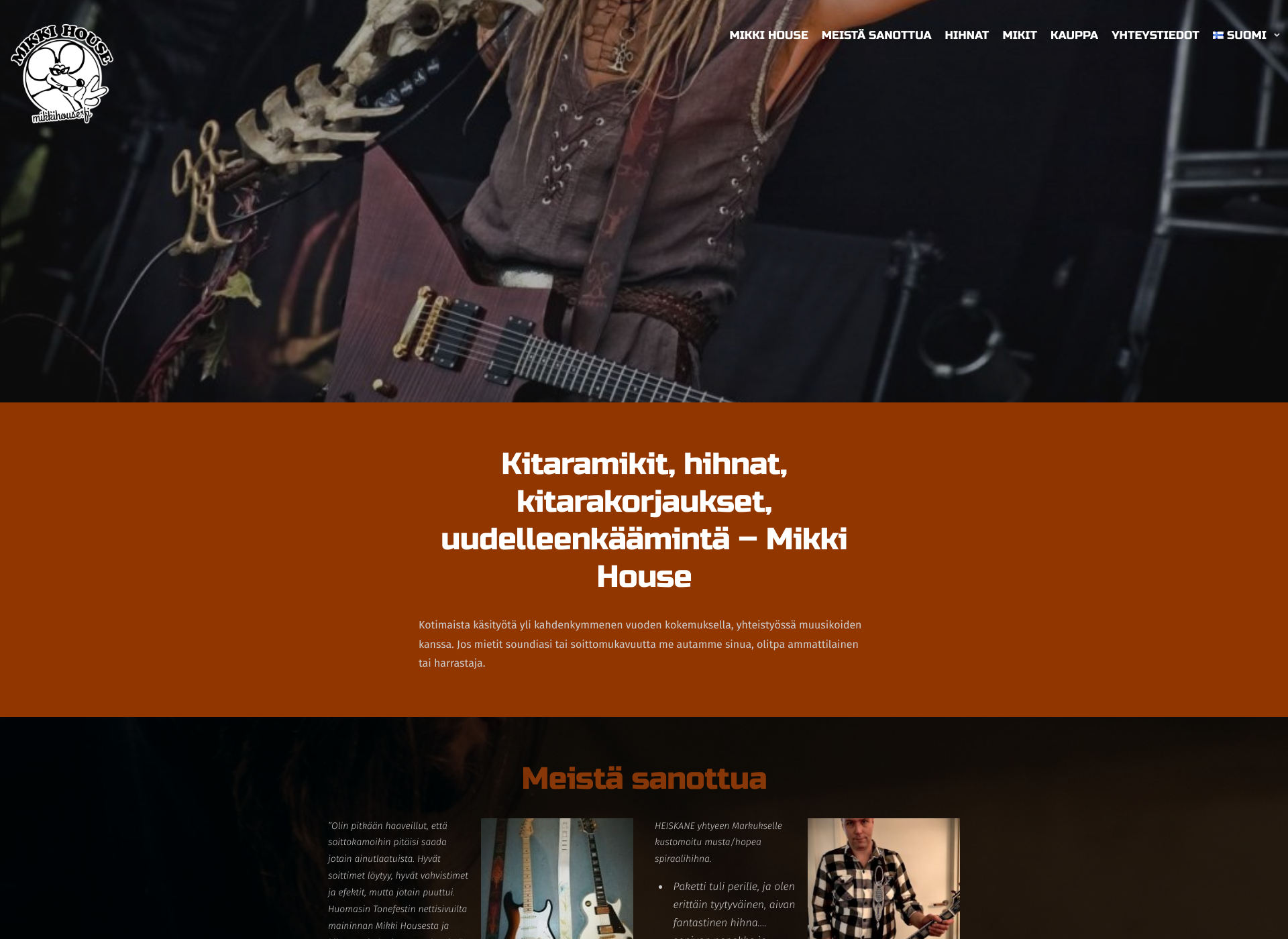 Screenshot for mikkihouse.fi