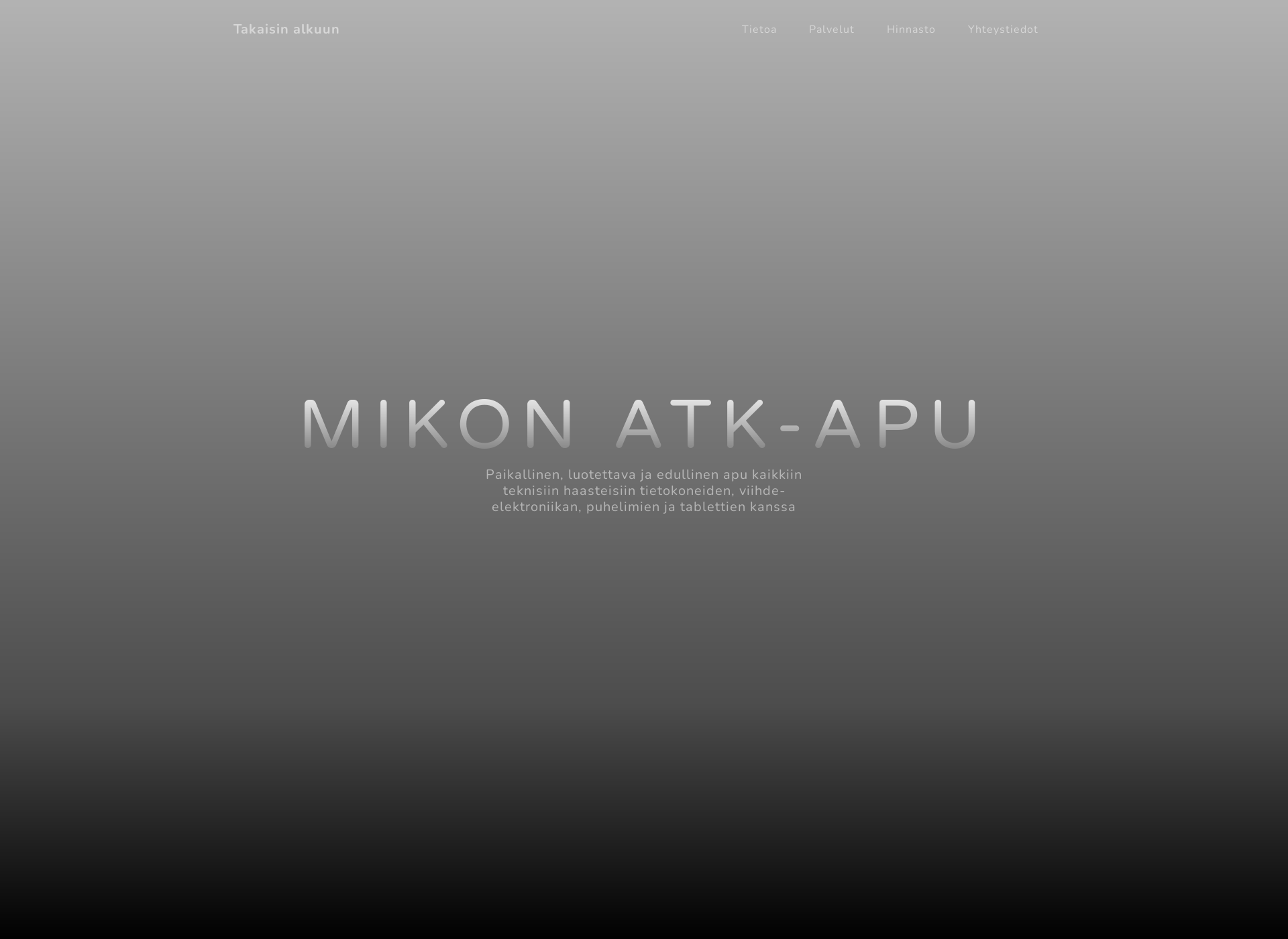 Screenshot for mikonatkapu.fi