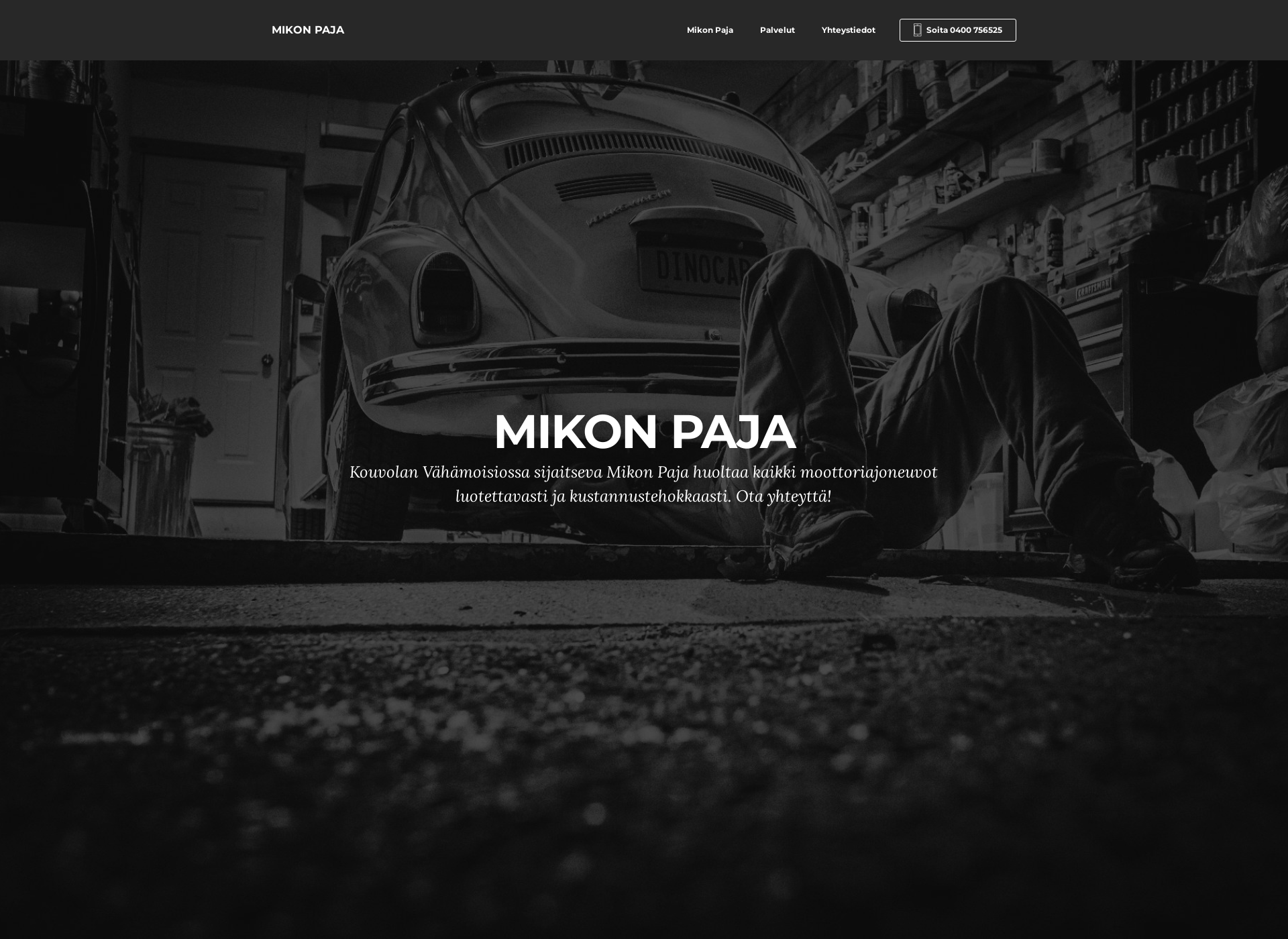 Screenshot for mikonpaja.fi