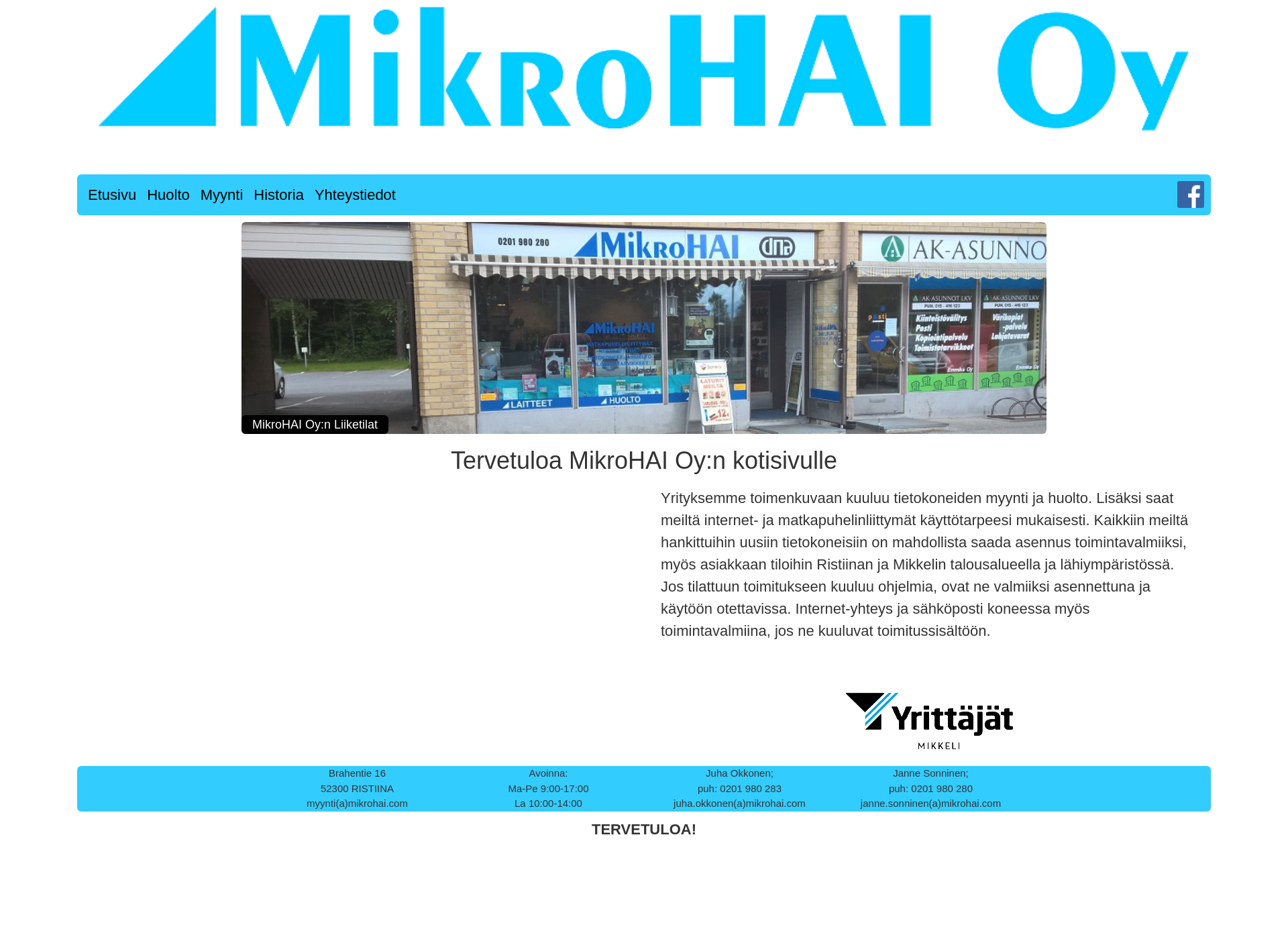 Screenshot for mikrohai.com