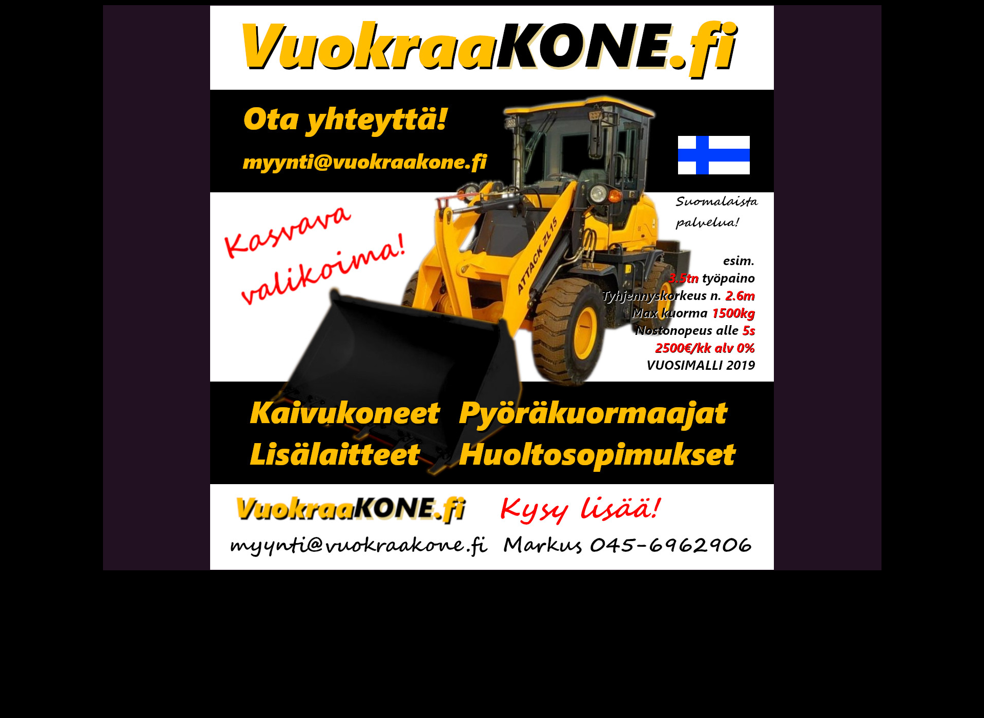 Skärmdump för miksetvuokraisi.fi