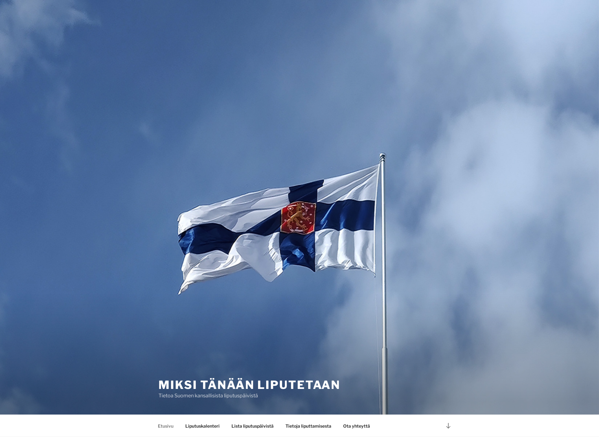 Skärmdump för miksiliputetaan.fi