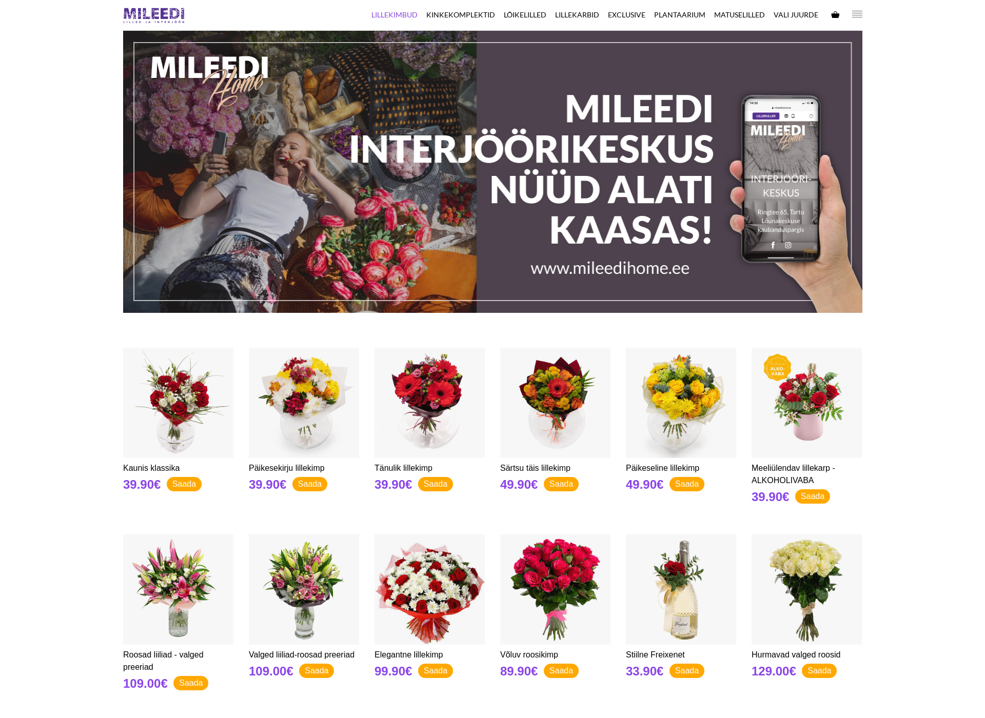 Screenshot for mileedi.fi
