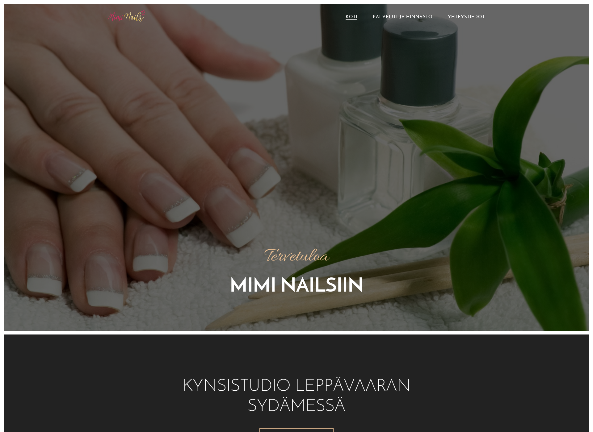 Screenshot for miminails.fi