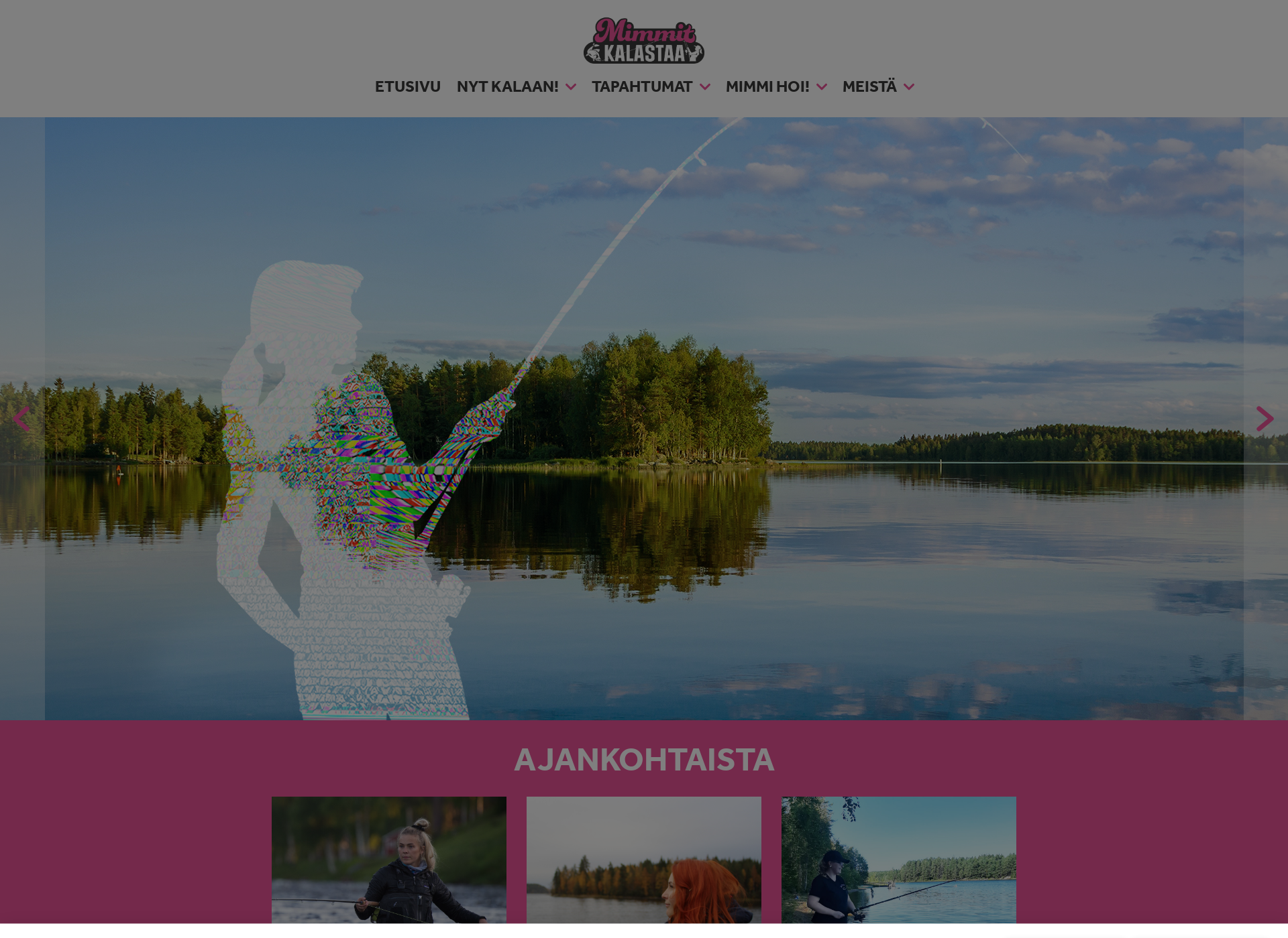 Screenshot for mimmitkalastaa.fi