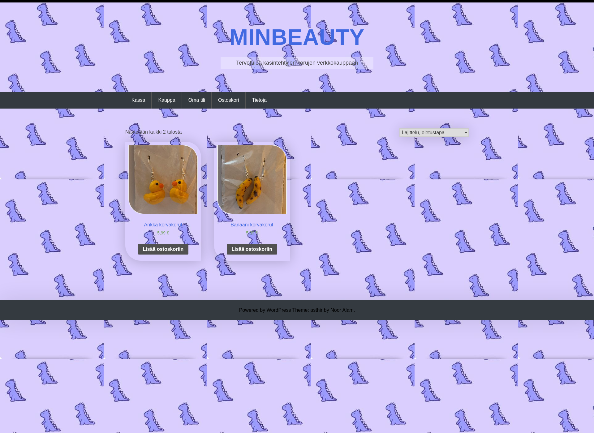 Screenshot for minbeauty.fi