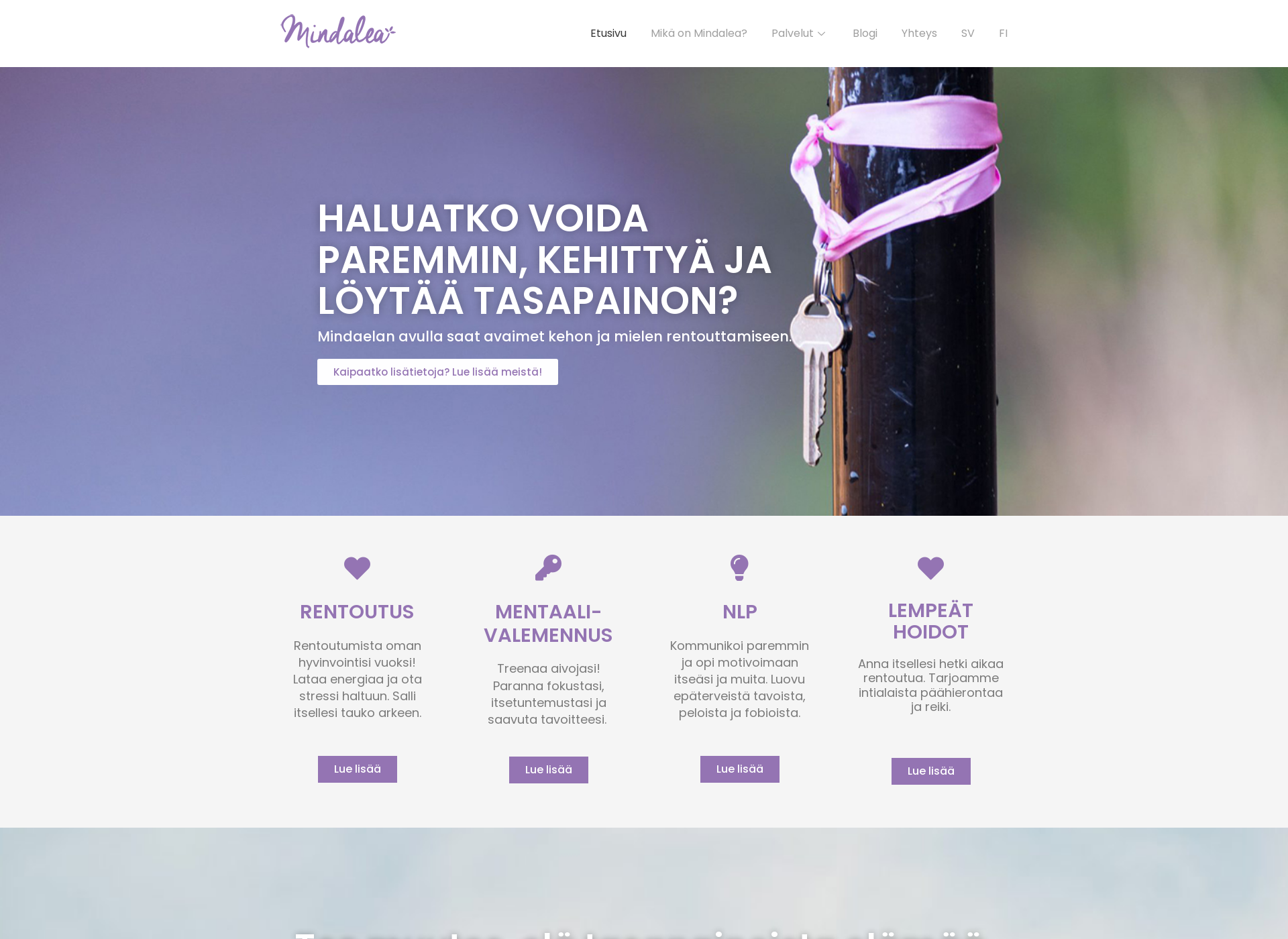 Screenshot for mindalea.fi