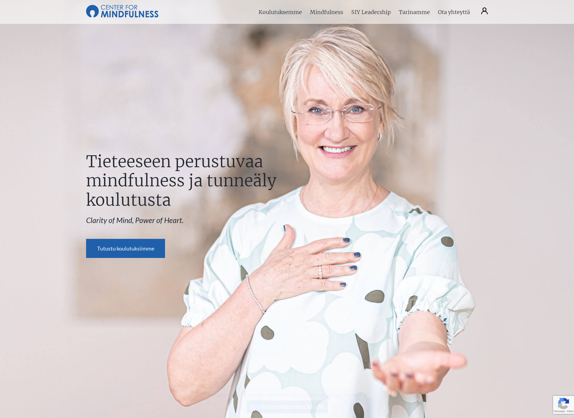 Skärmdump för mindfulnes.fi