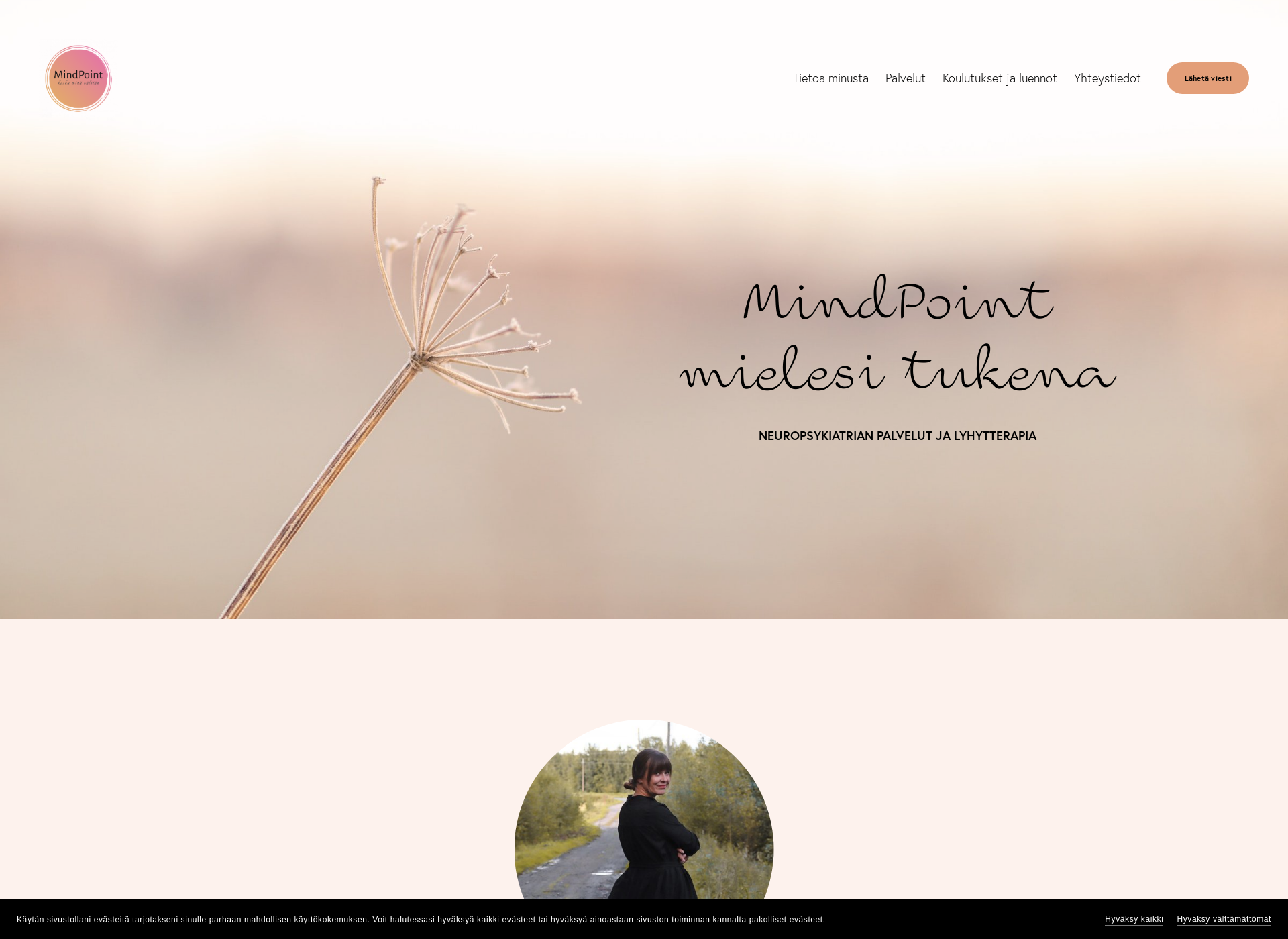 Skärmdump för mindpoint.fi