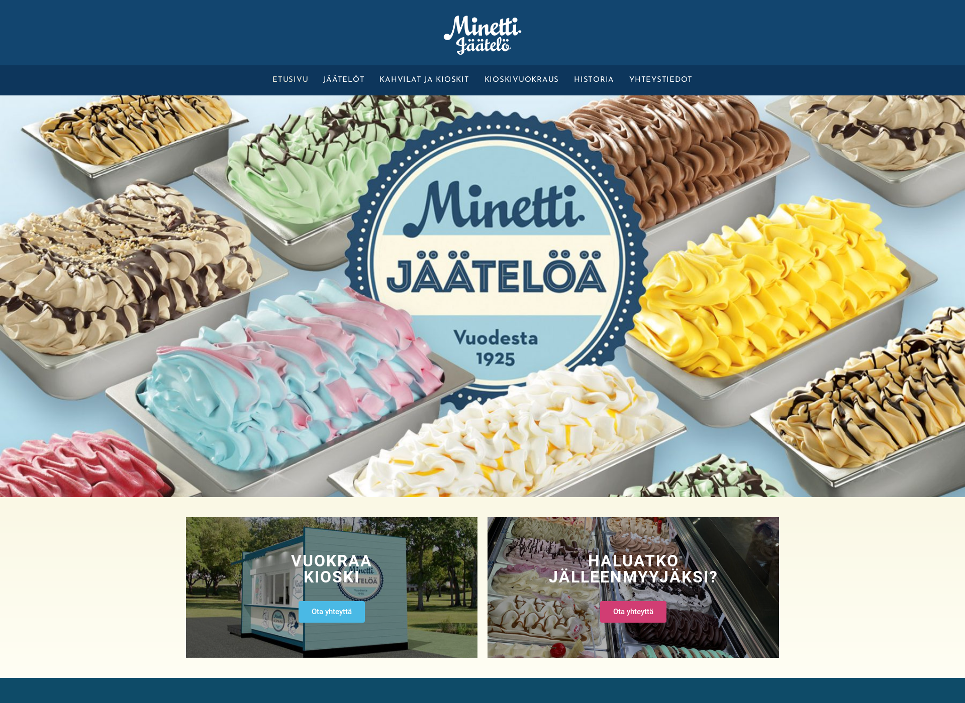 Screenshot for minetti.fi