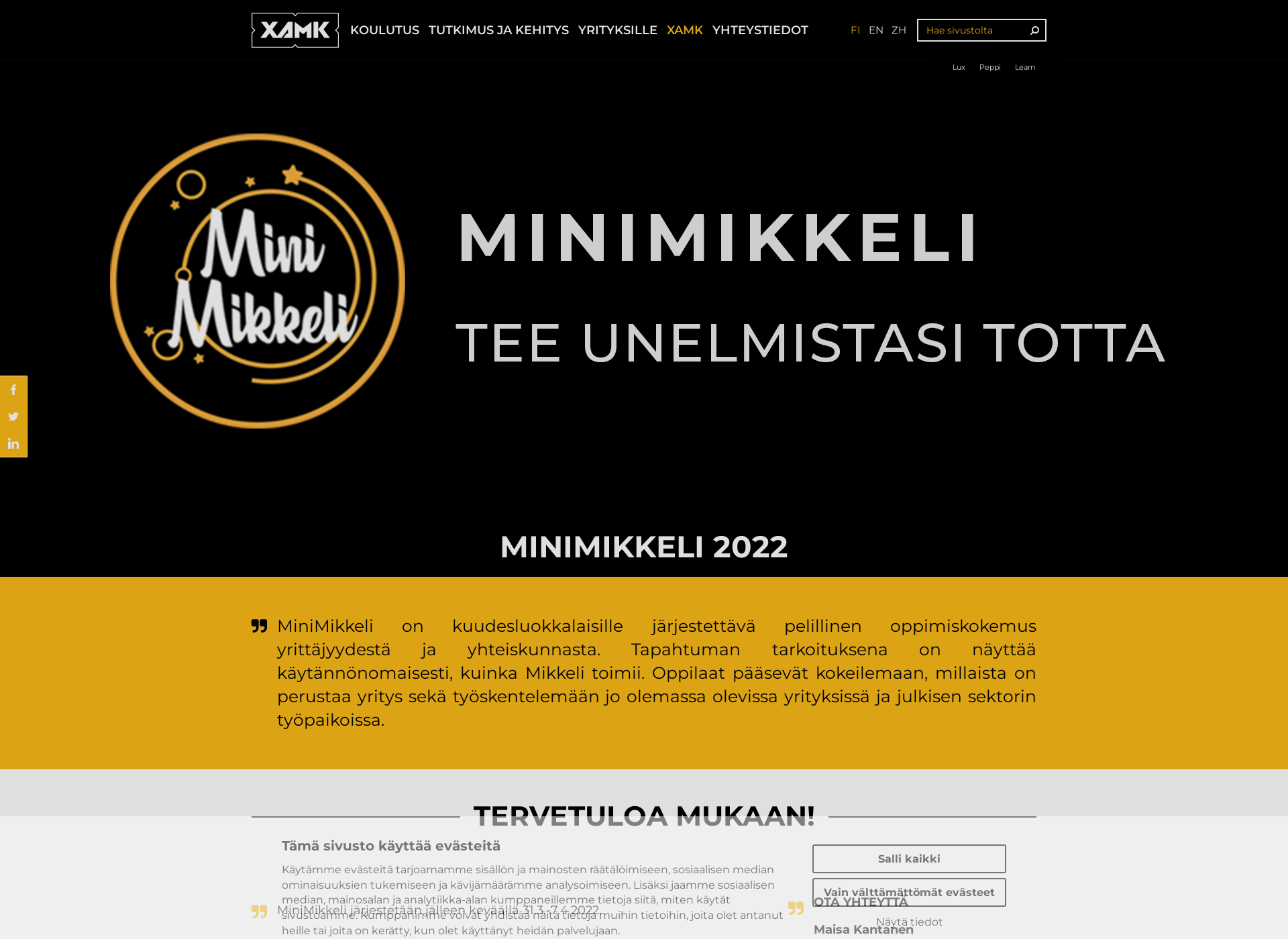 Screenshot for minikaupunki.fi