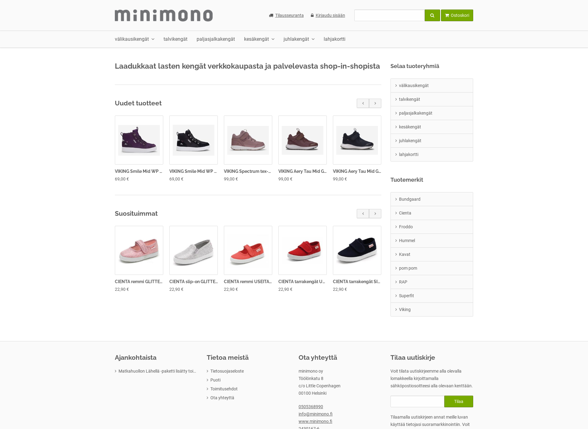 Screenshot for minimono.fi