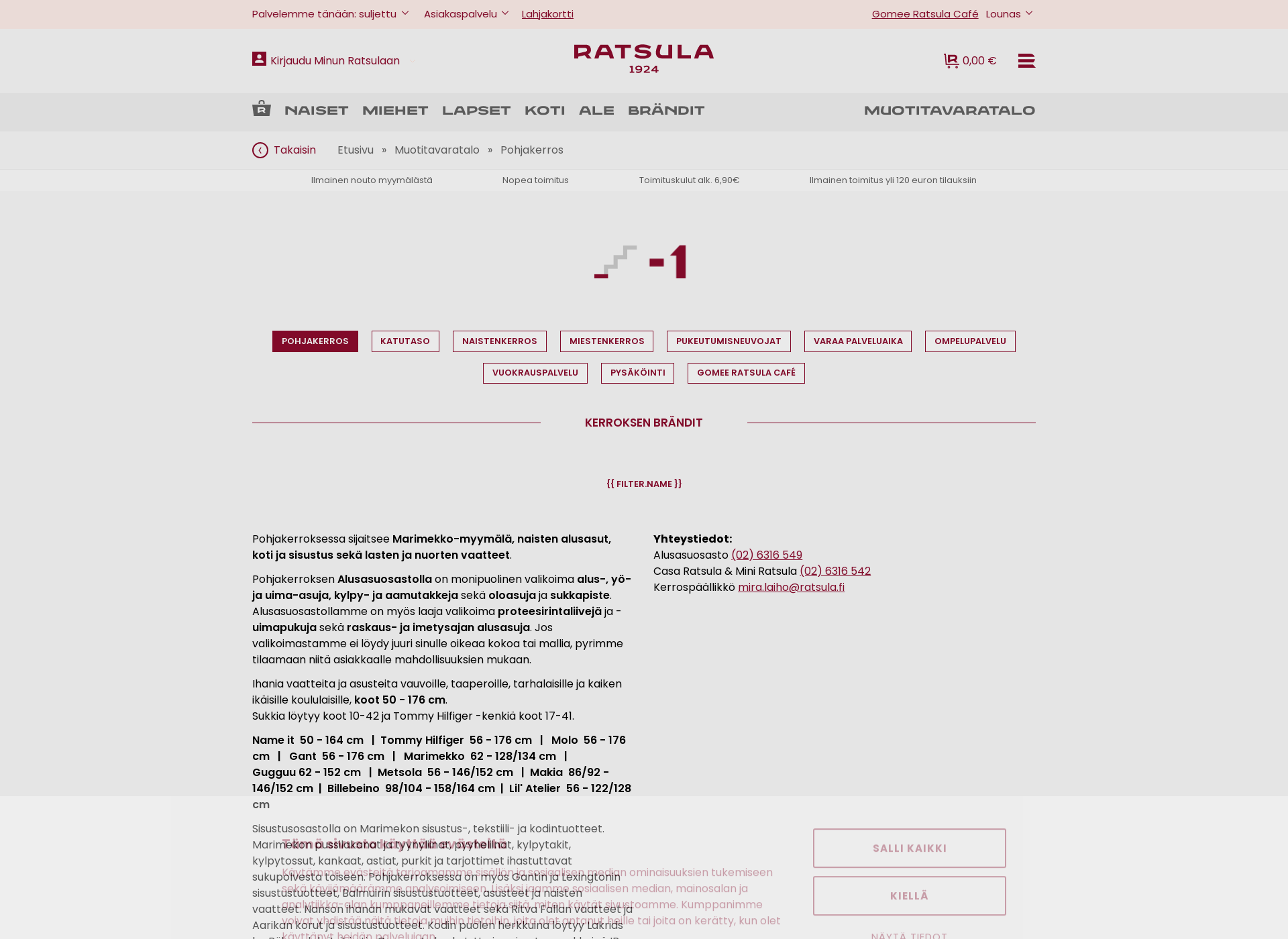 Screenshot for miniratsula.fi
