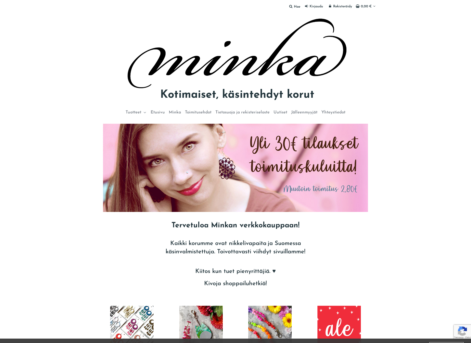 Screenshot for minka.fi