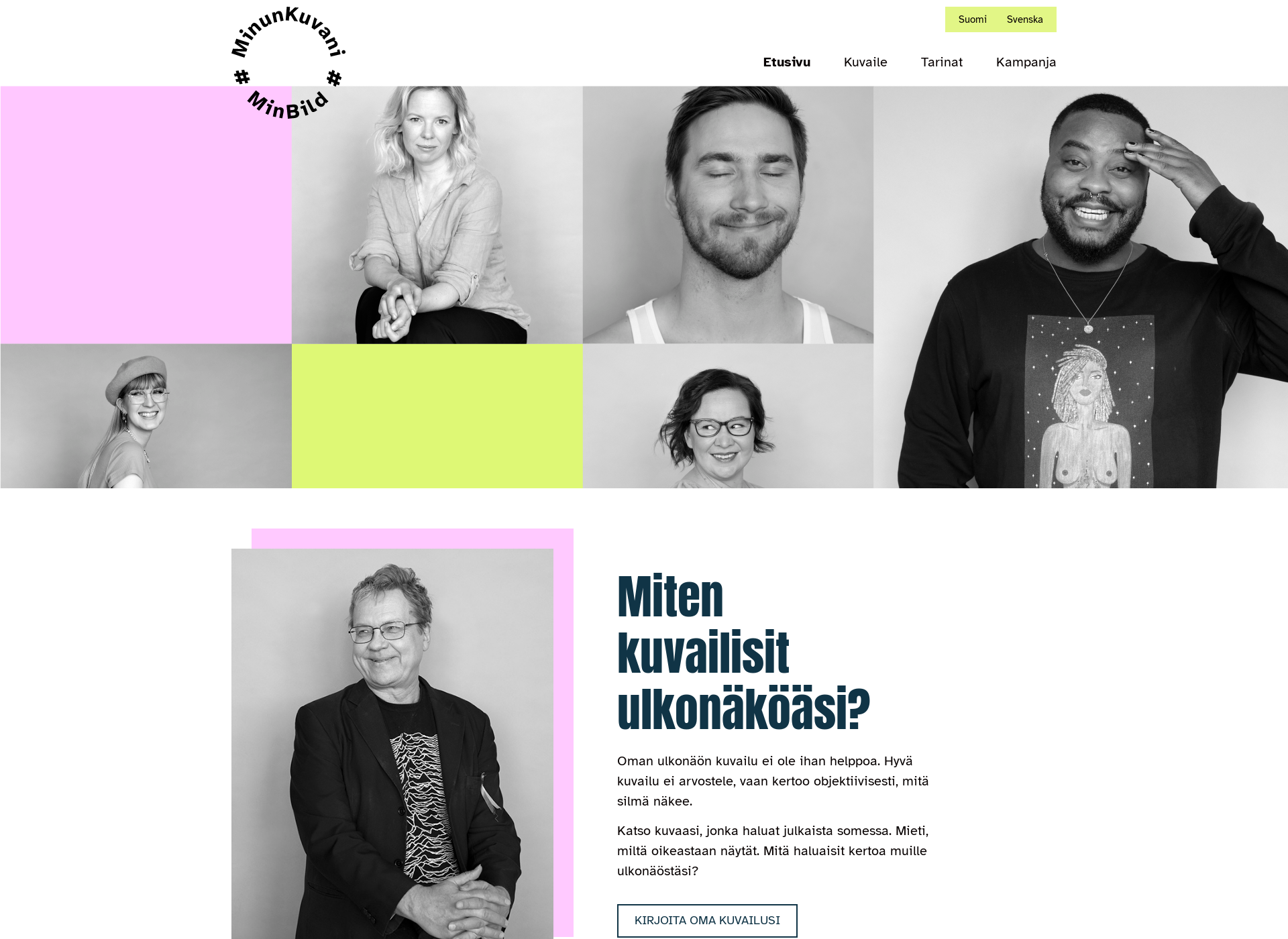 Screenshot for minun-kuvani.fi