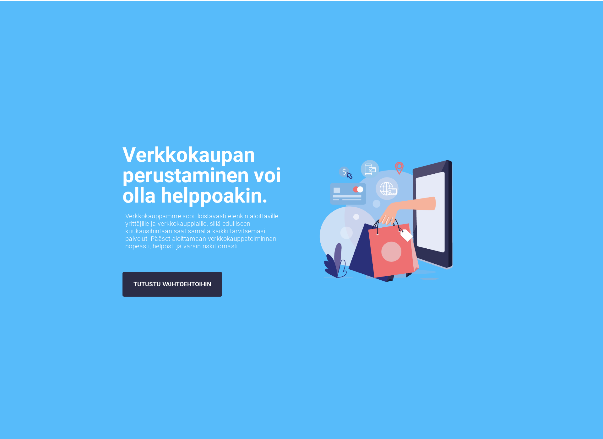 Screenshot for minunverkkokauppa.fi