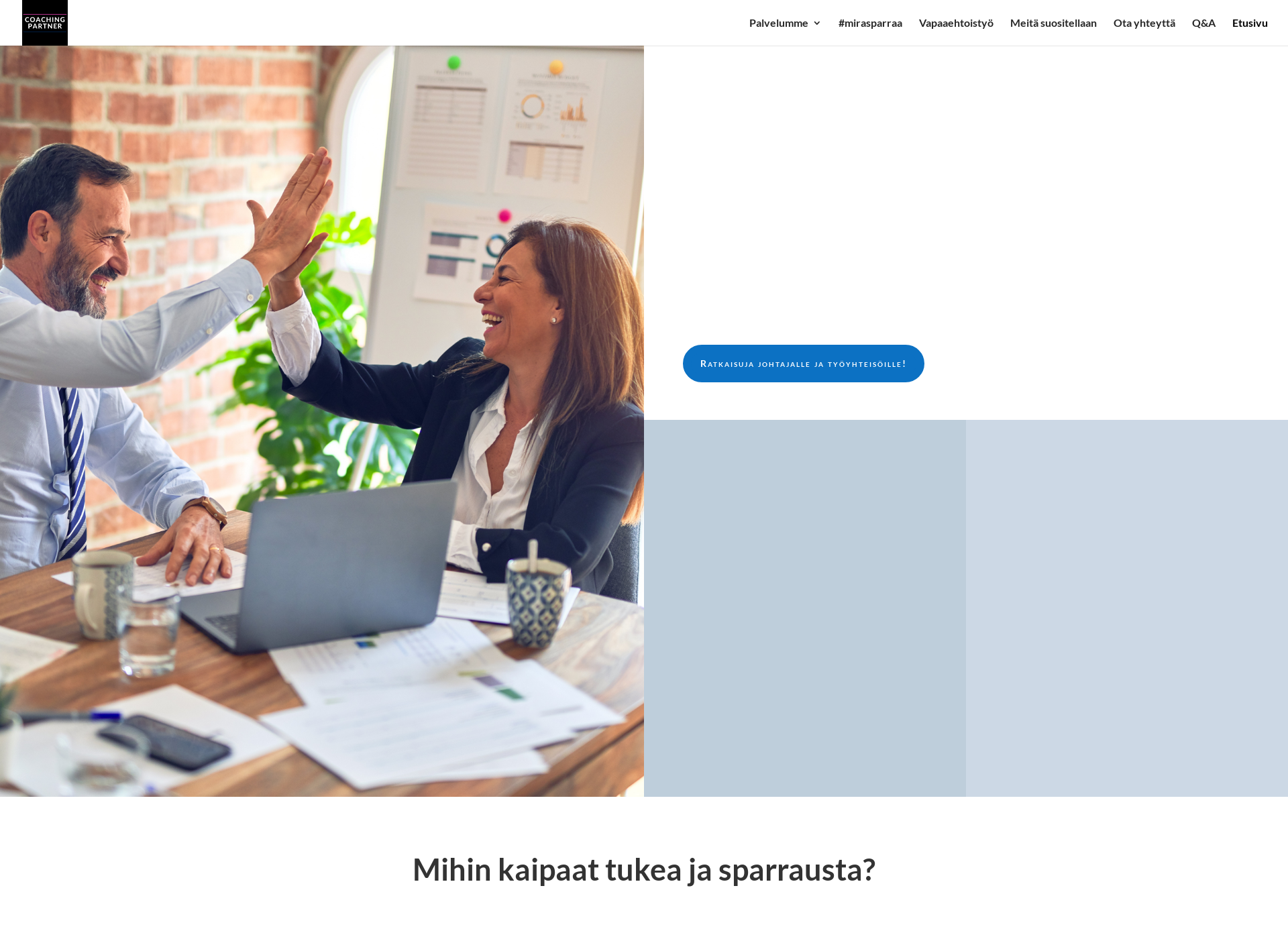 Screenshot for mirasparraa.fi