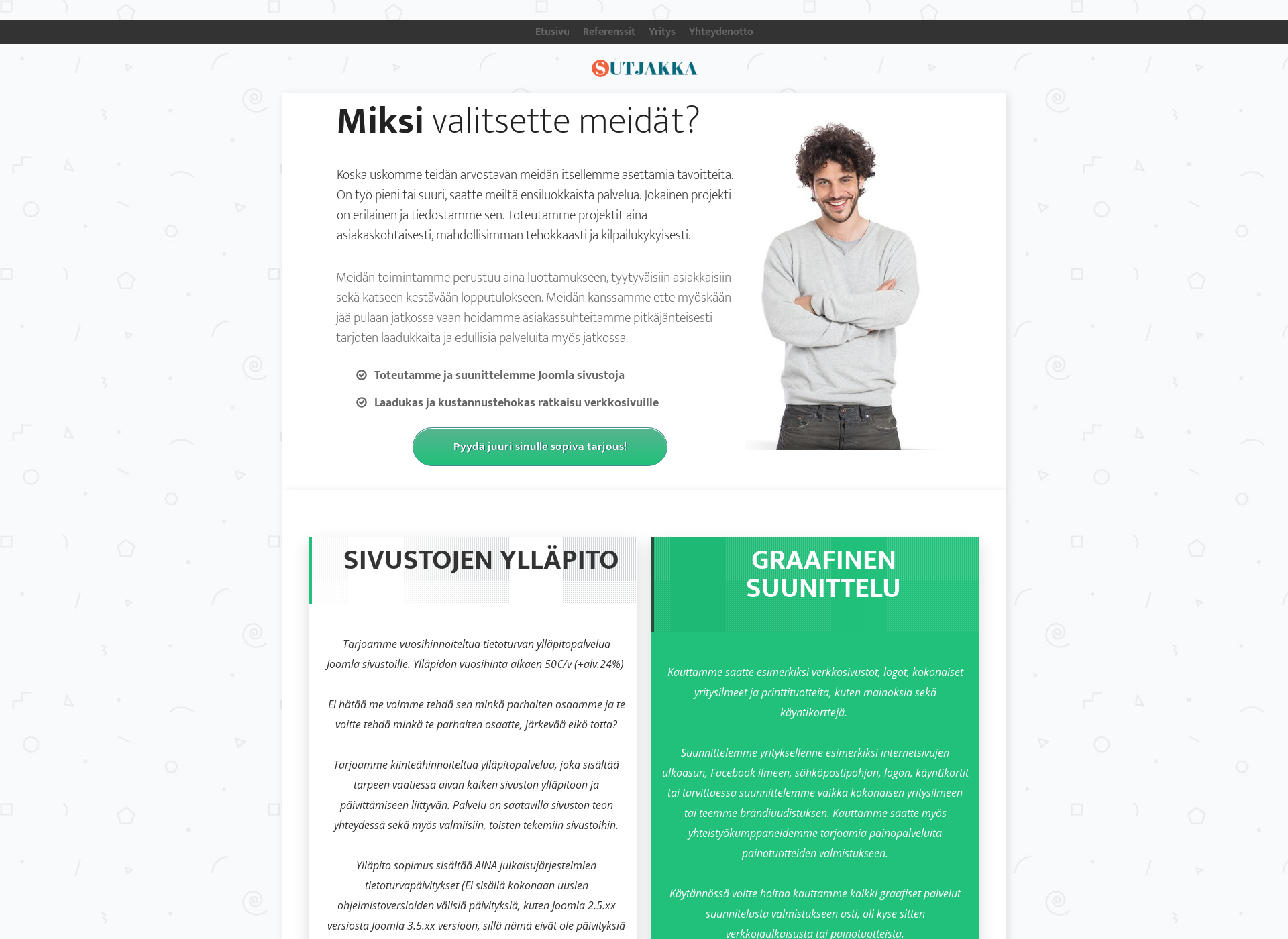 Skärmdump för mistarahaa.fi