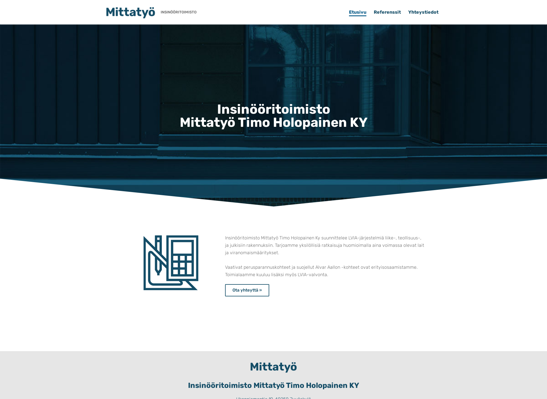Skärmdump för mittatyo.fi