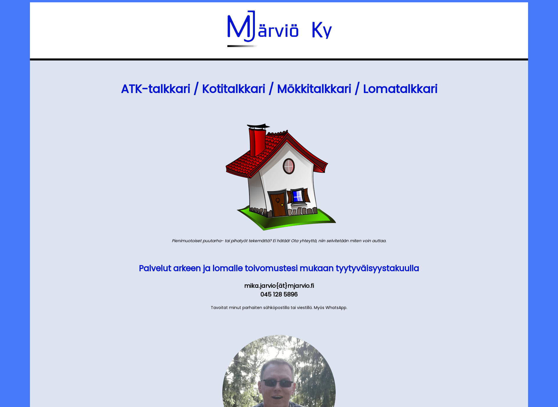 Screenshot for mjarvio.fi
