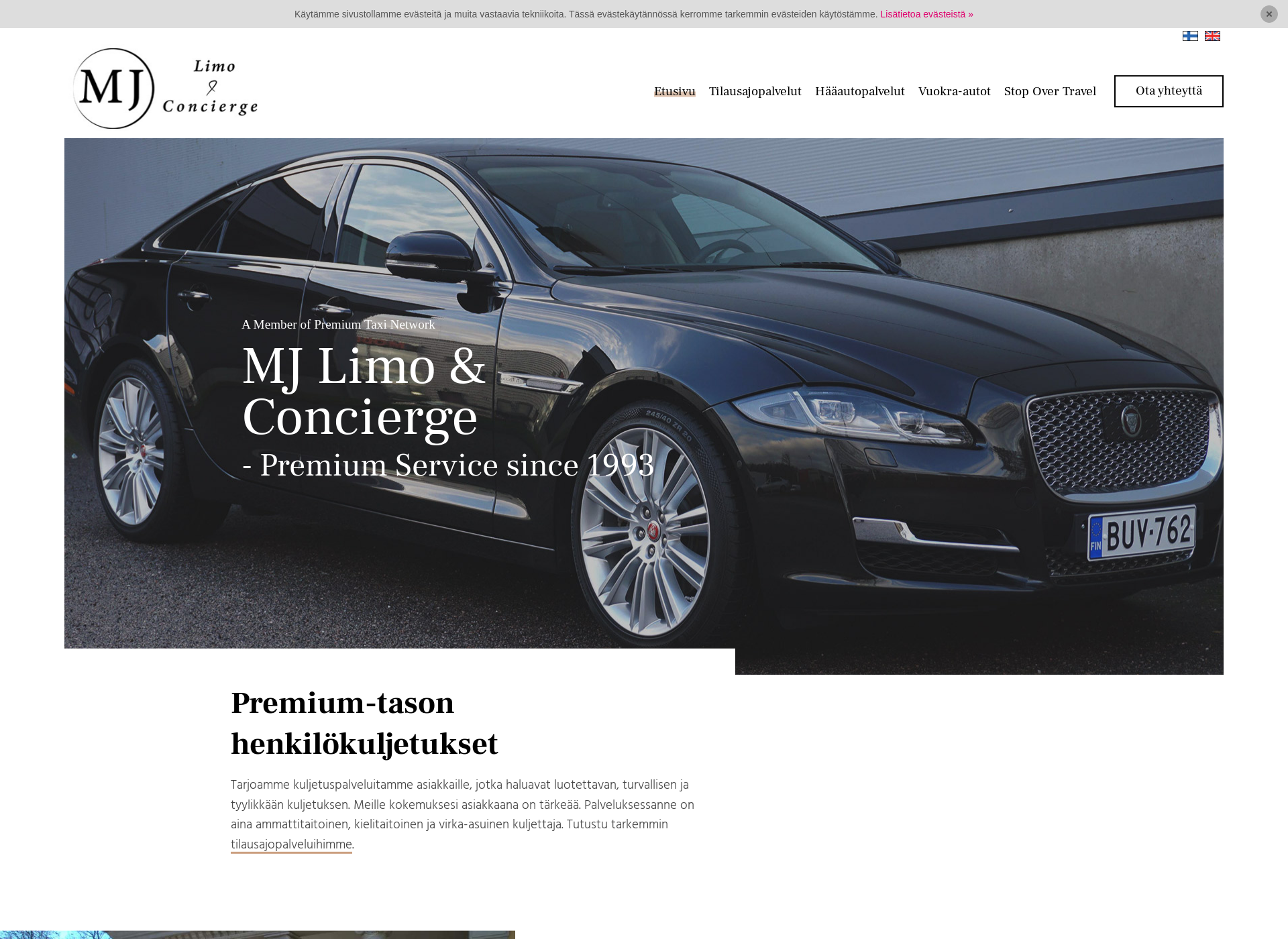 Screenshot for mjlimo.fi