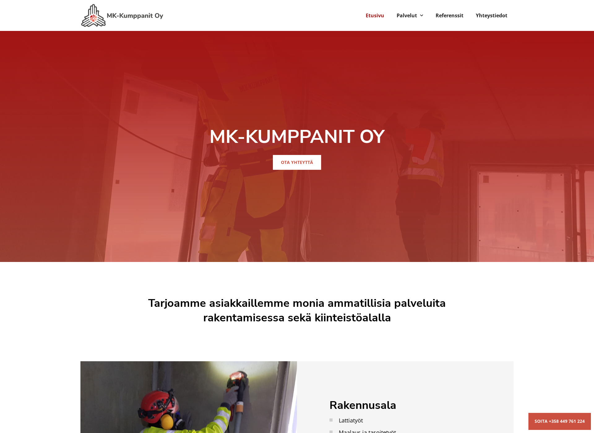 Skärmdump för mk-kumppanit.fi