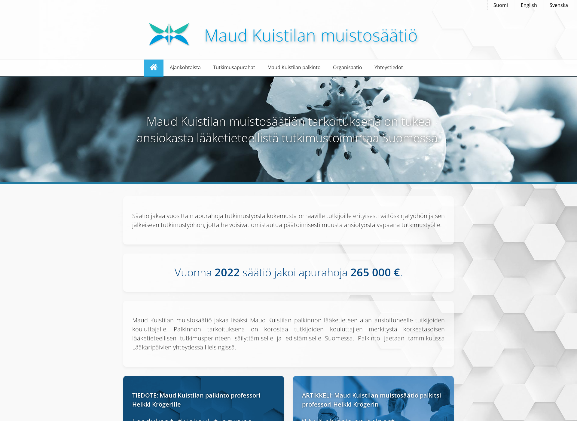 Screenshot for mkmsaatio.fi