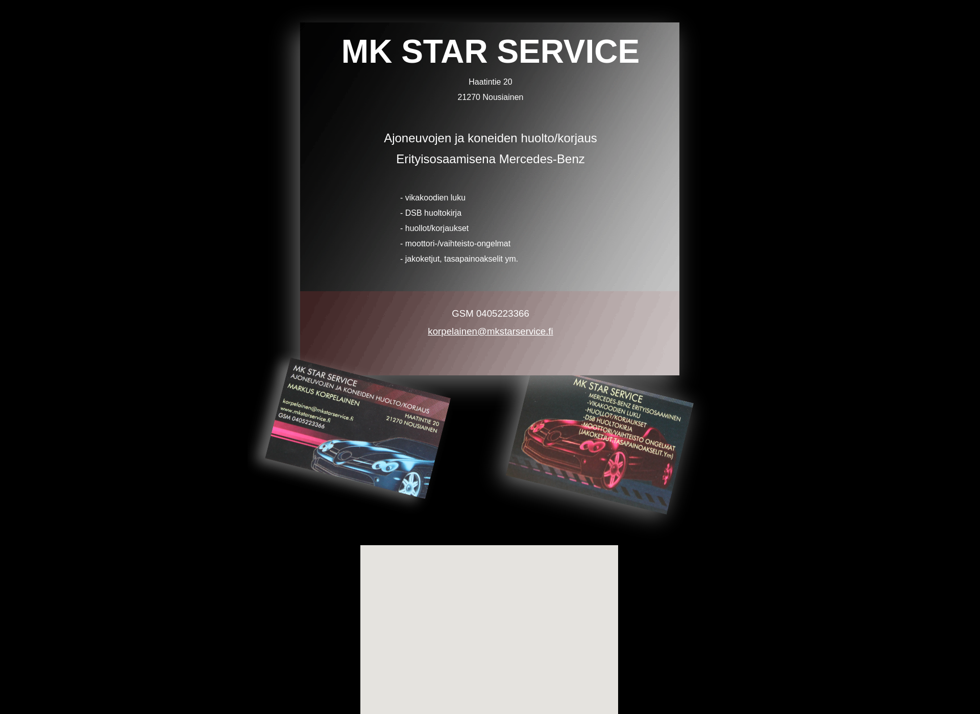 Screenshot for mkstarservice.fi