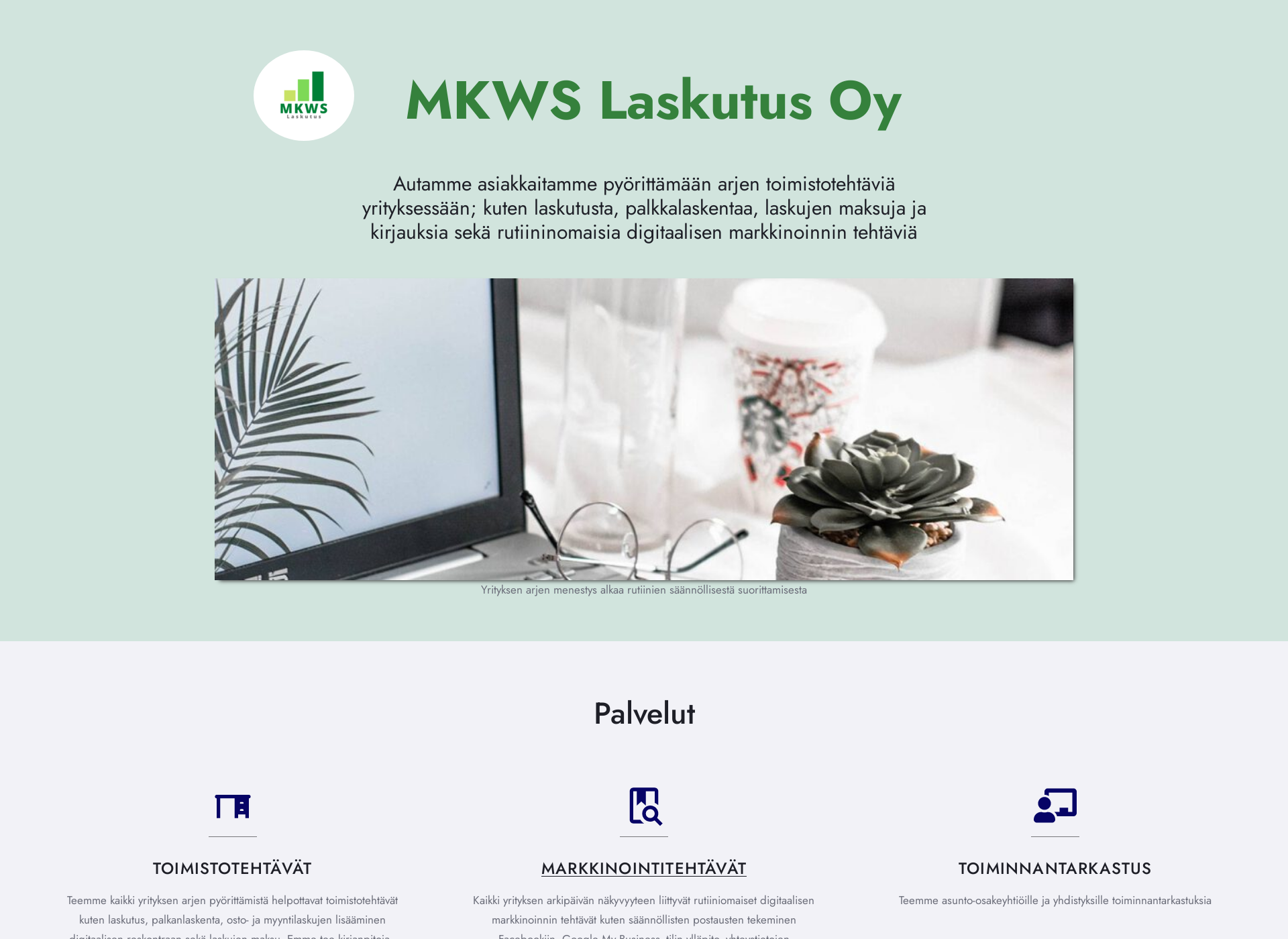Skärmdump för mkwslaskutus.fi