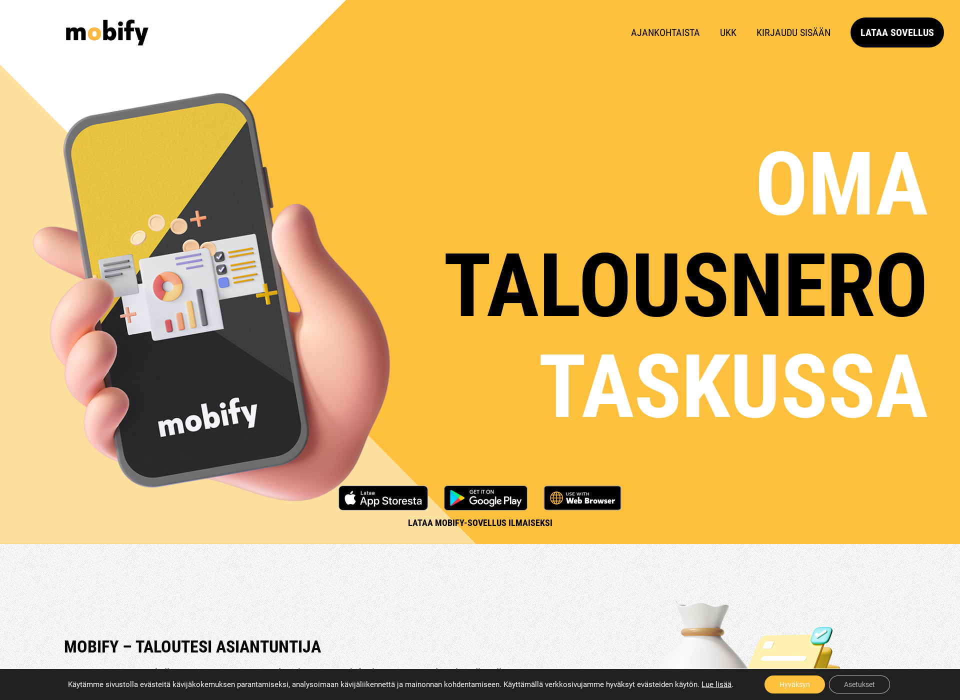 Screenshot for mobify.fi