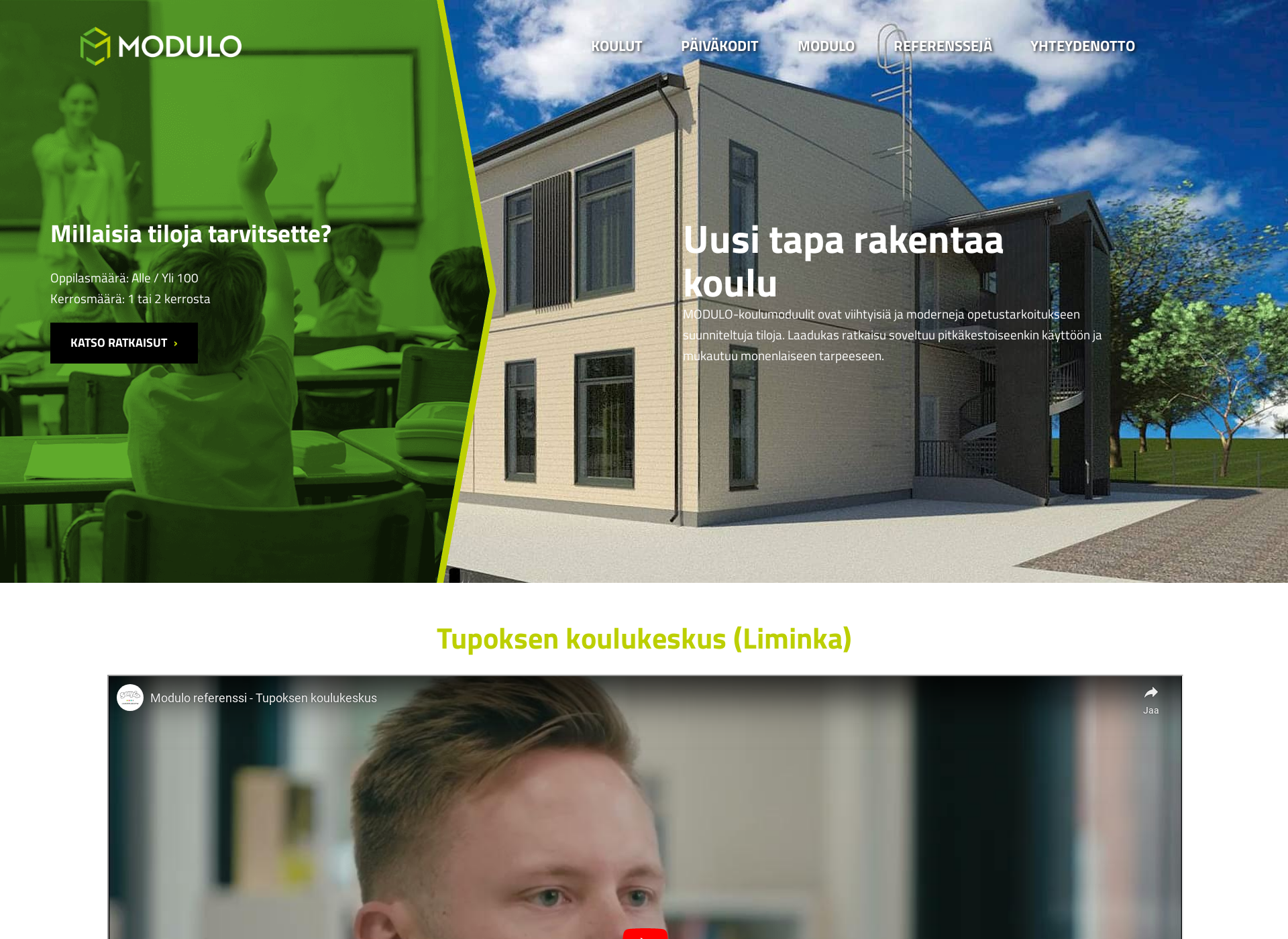 Screenshot for modulo.fi