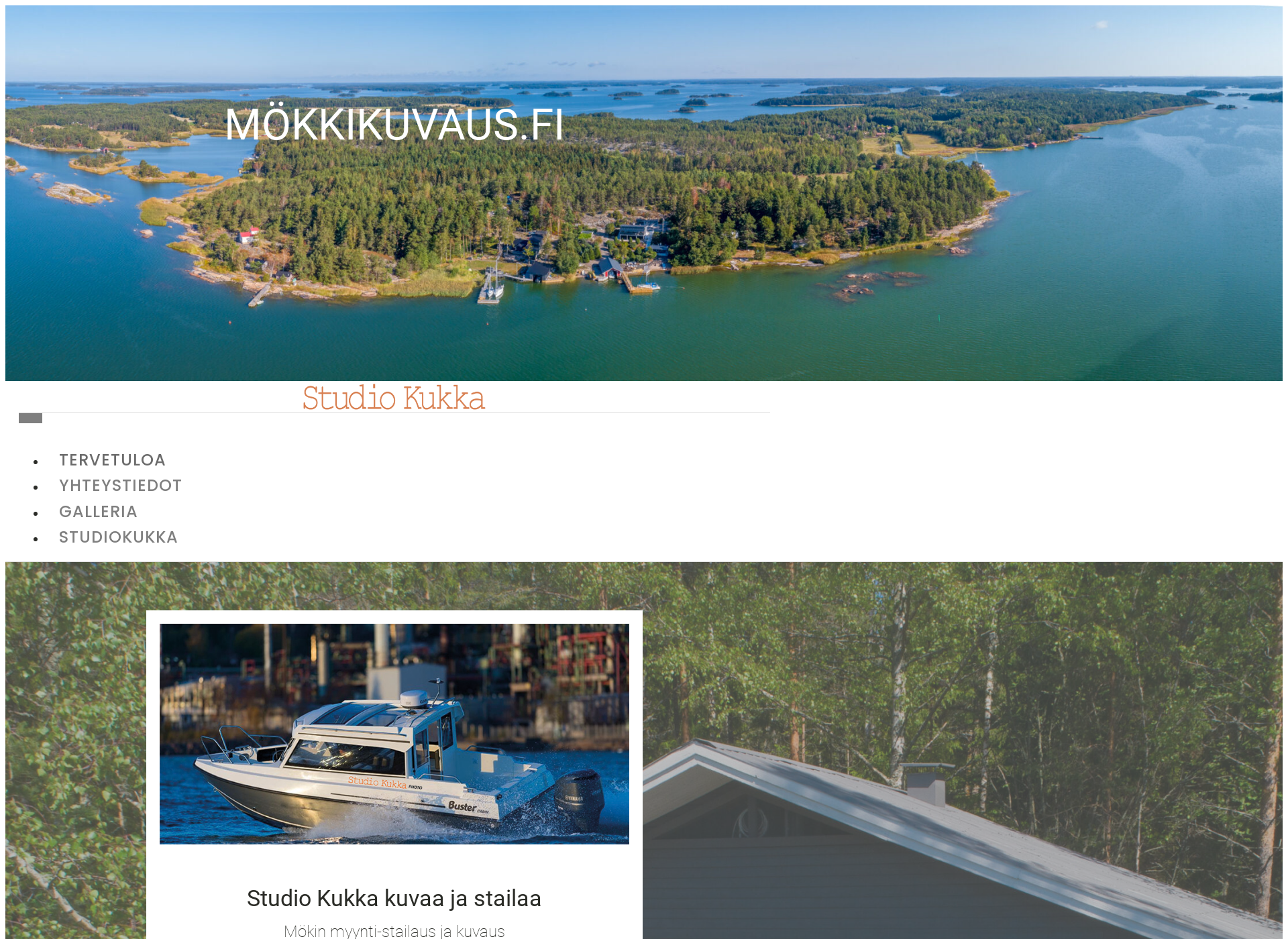 Skärmdump för mokkikuvaus.fi