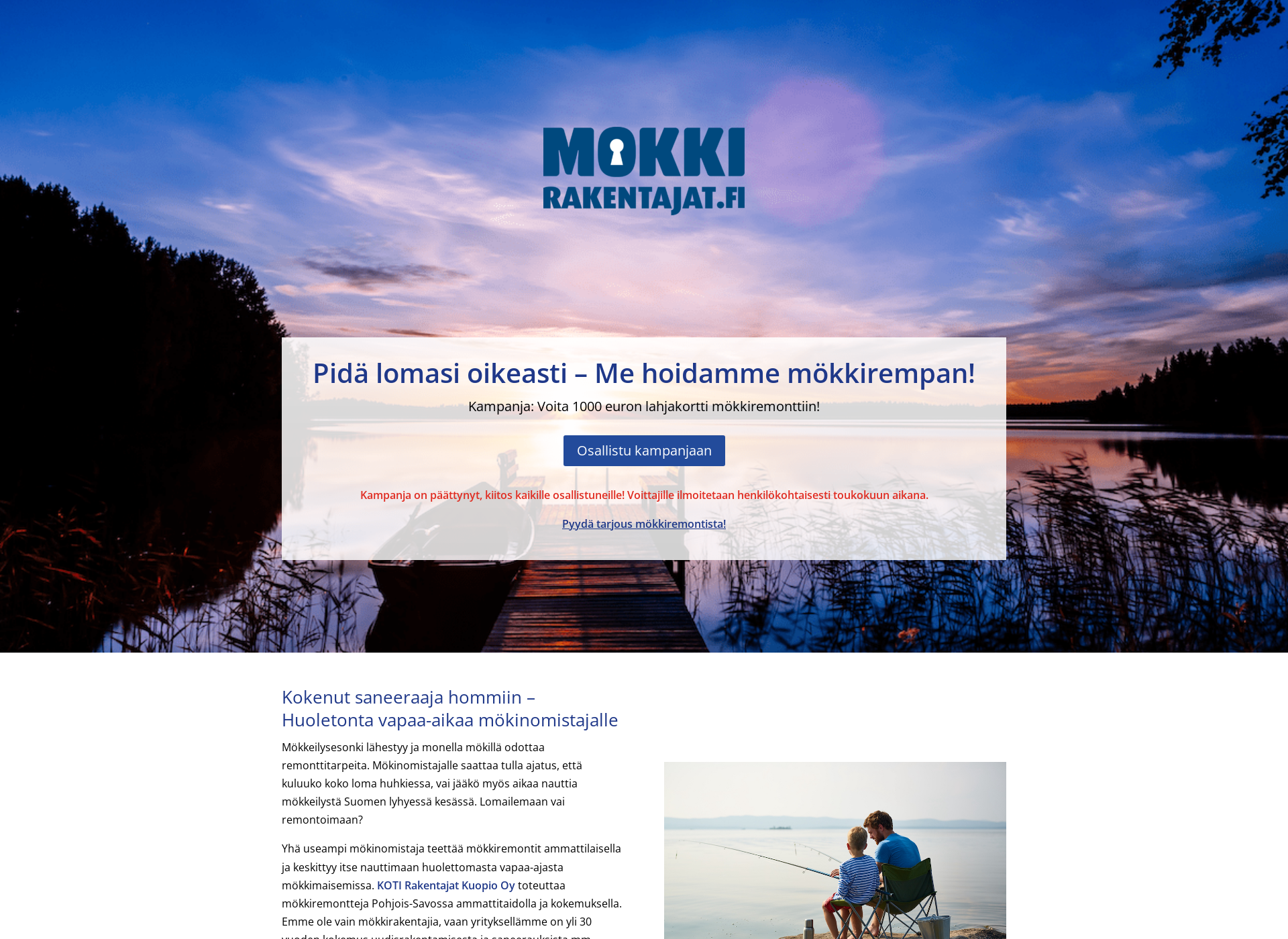 Screenshot for mokkirakentajat.fi