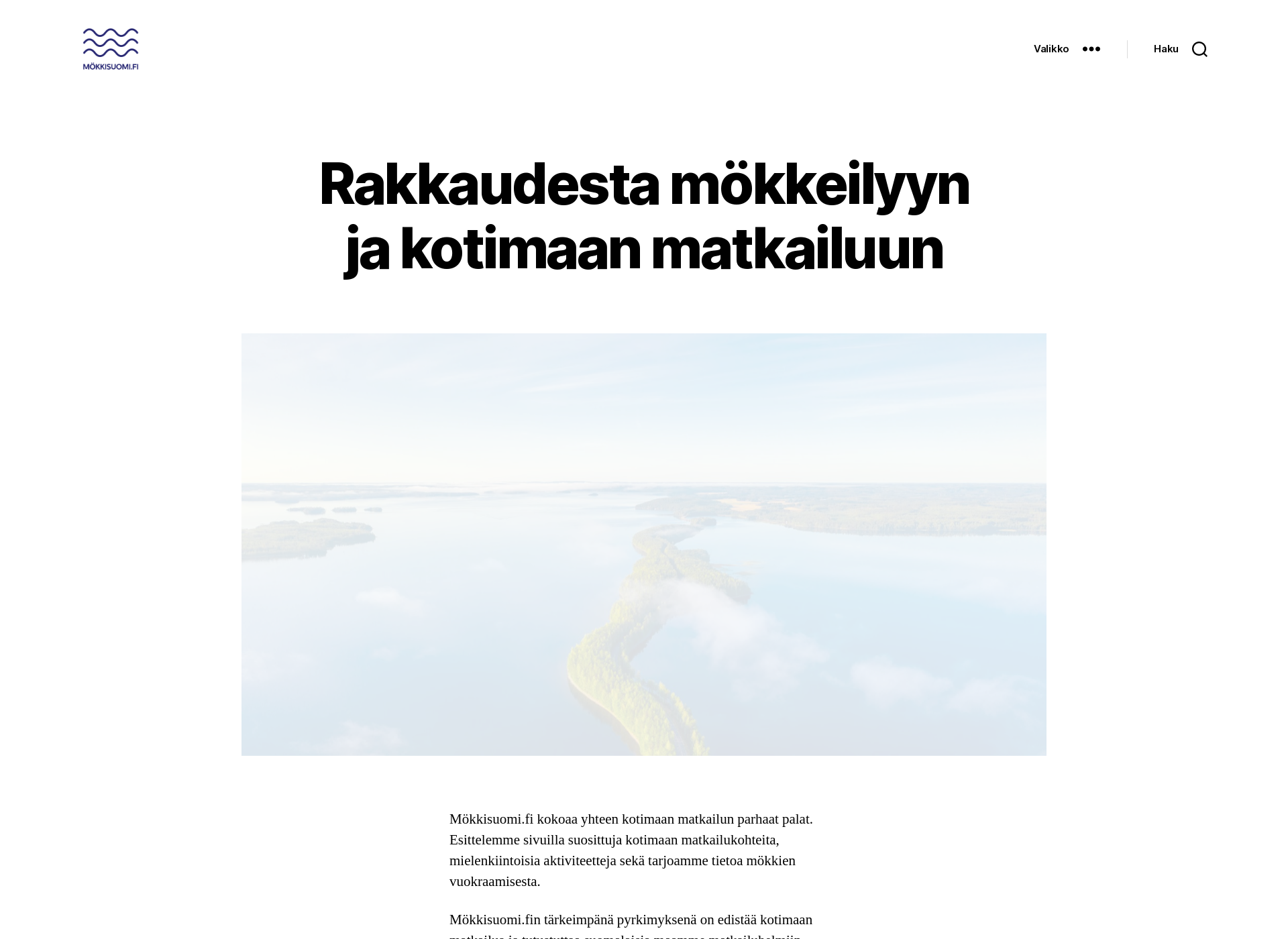 Skärmdump för mokkisuomi.fi