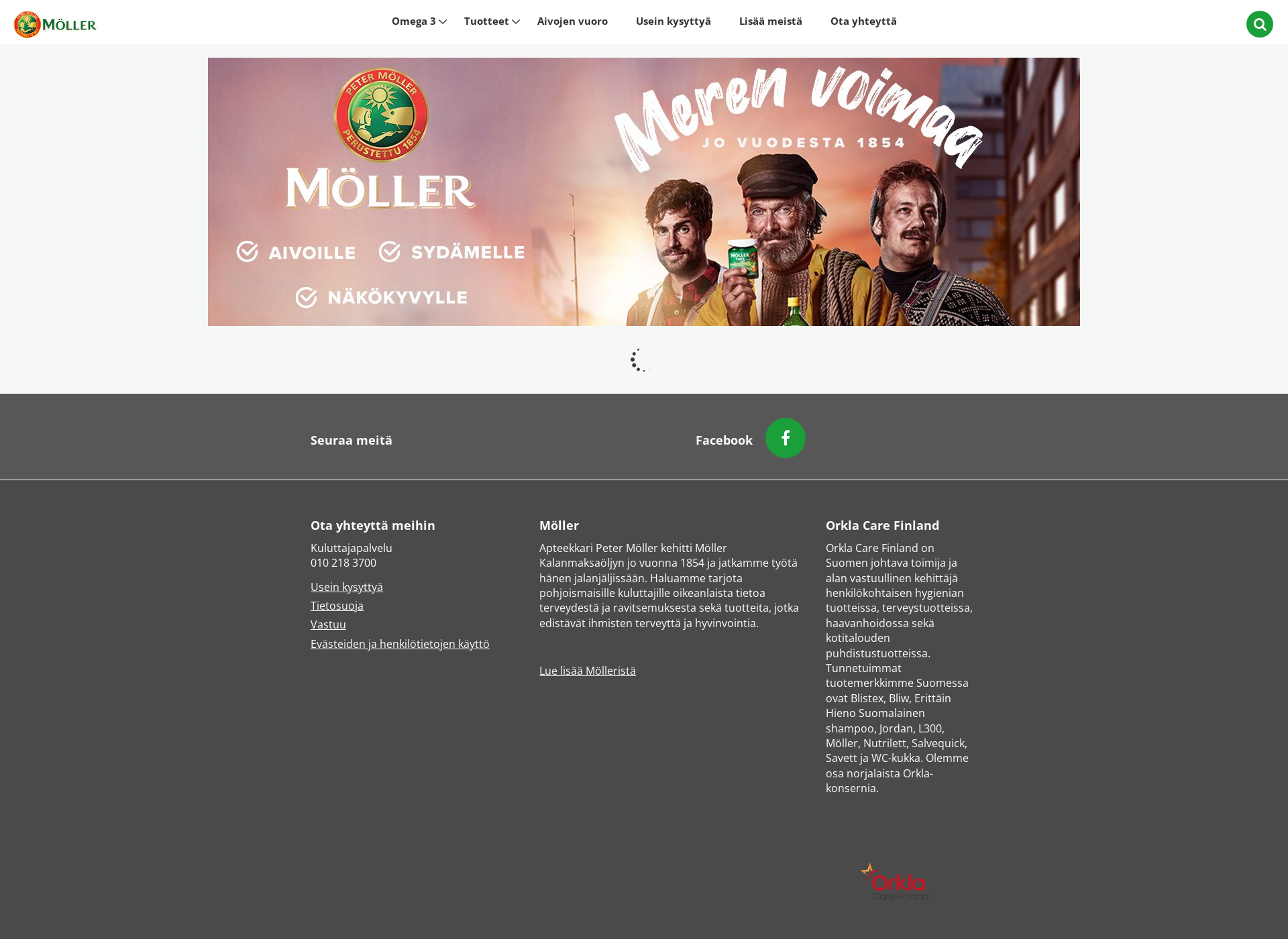 Screenshot for moller.fi