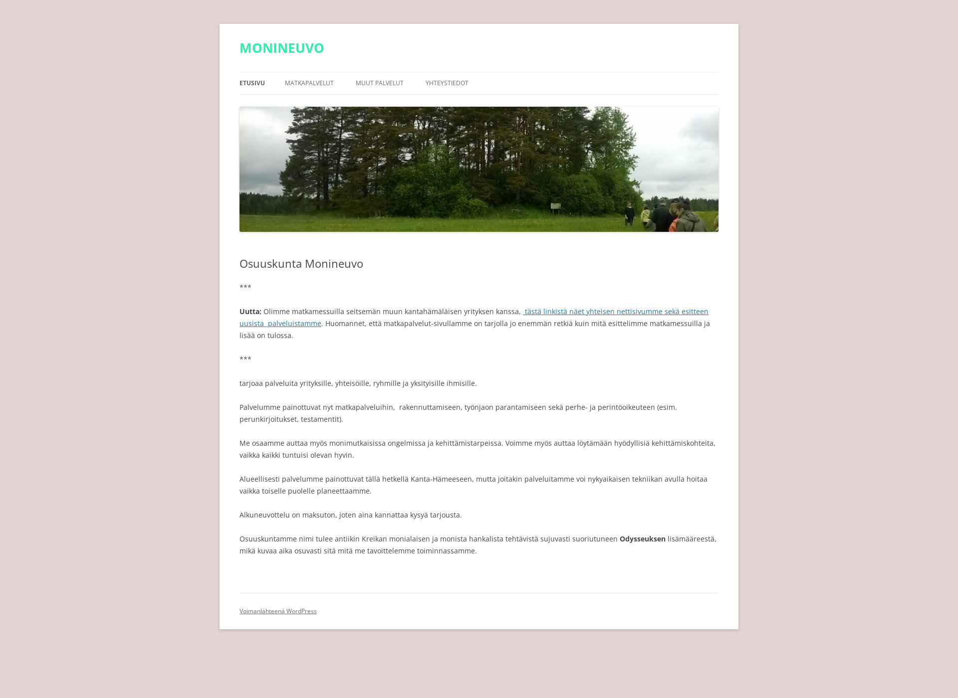 Screenshot for monineuvo.fi