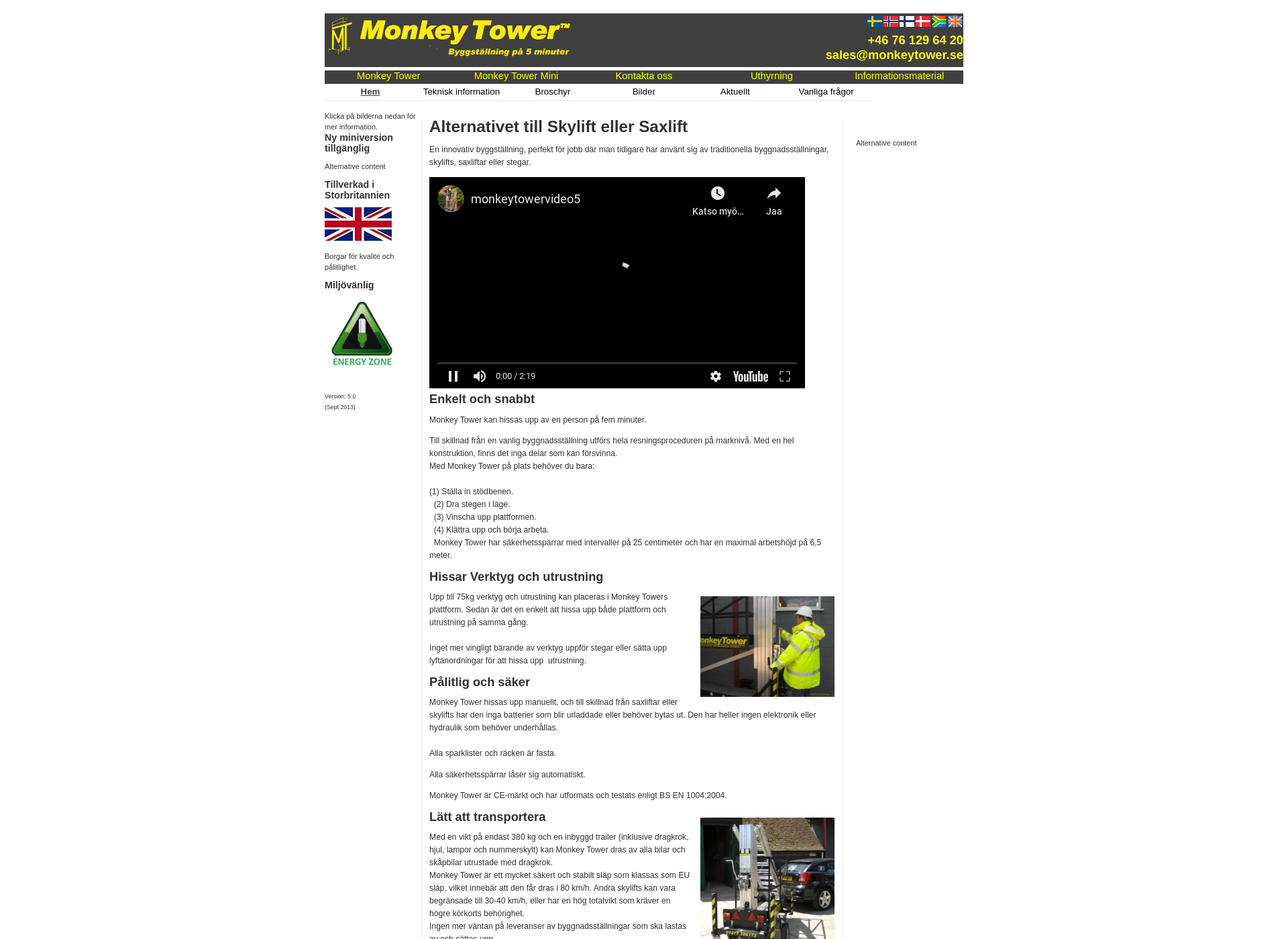 Screenshot for monkeytower.fi