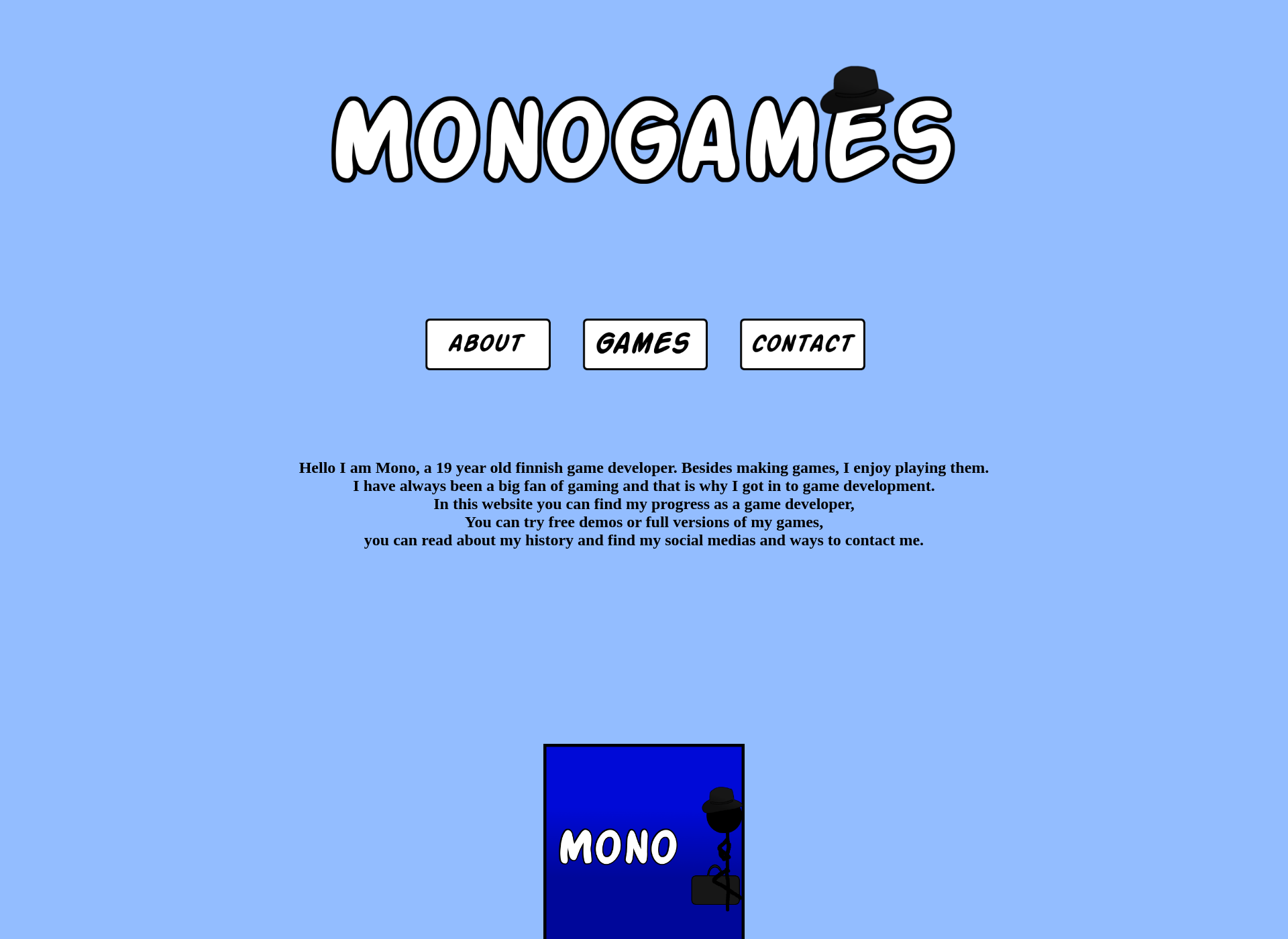 Screenshot for monogames.fi