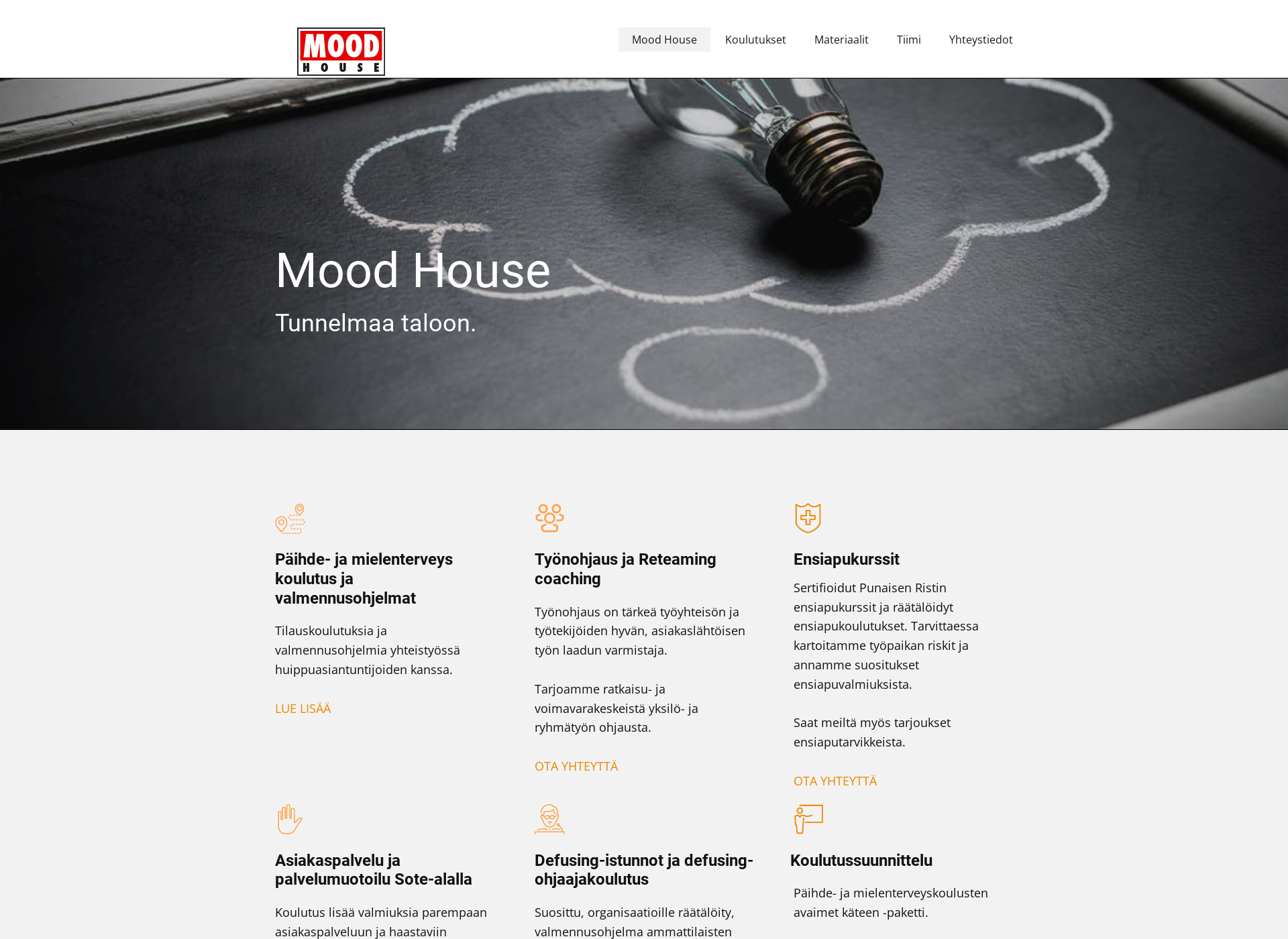 Screenshot for moodhouse.fi