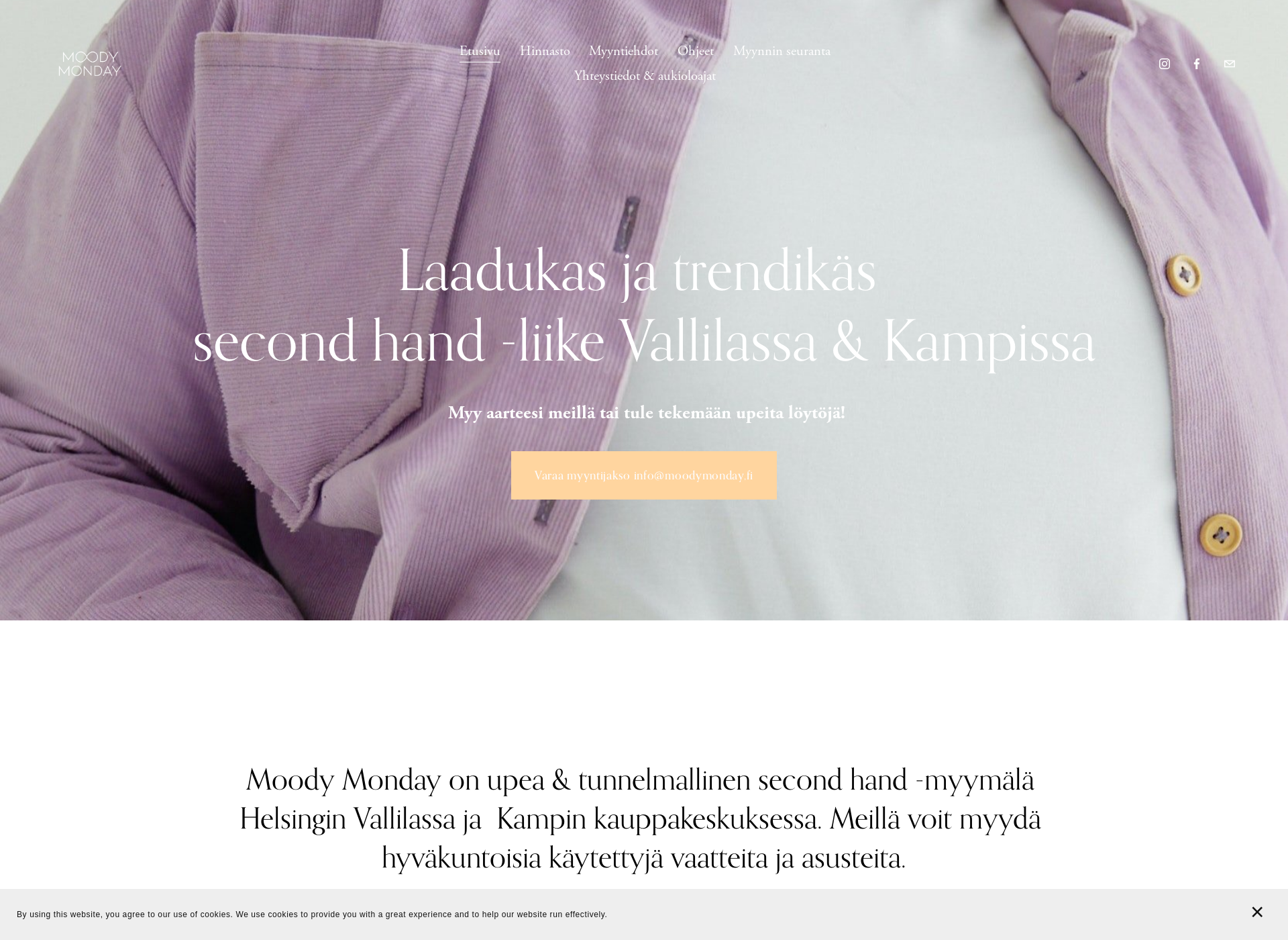 Näyttökuva moodymonday.fi