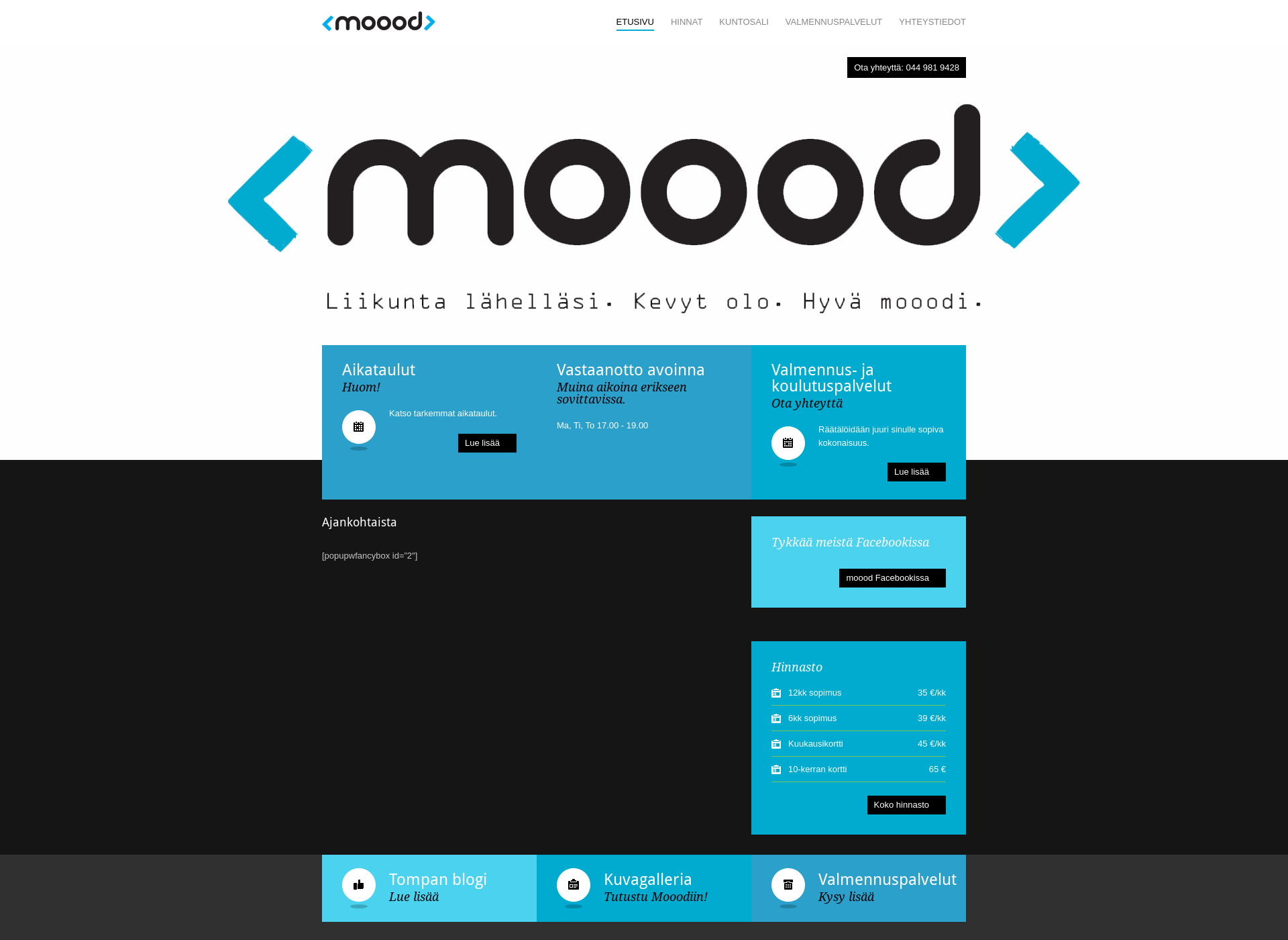 Screenshot for moood.fi