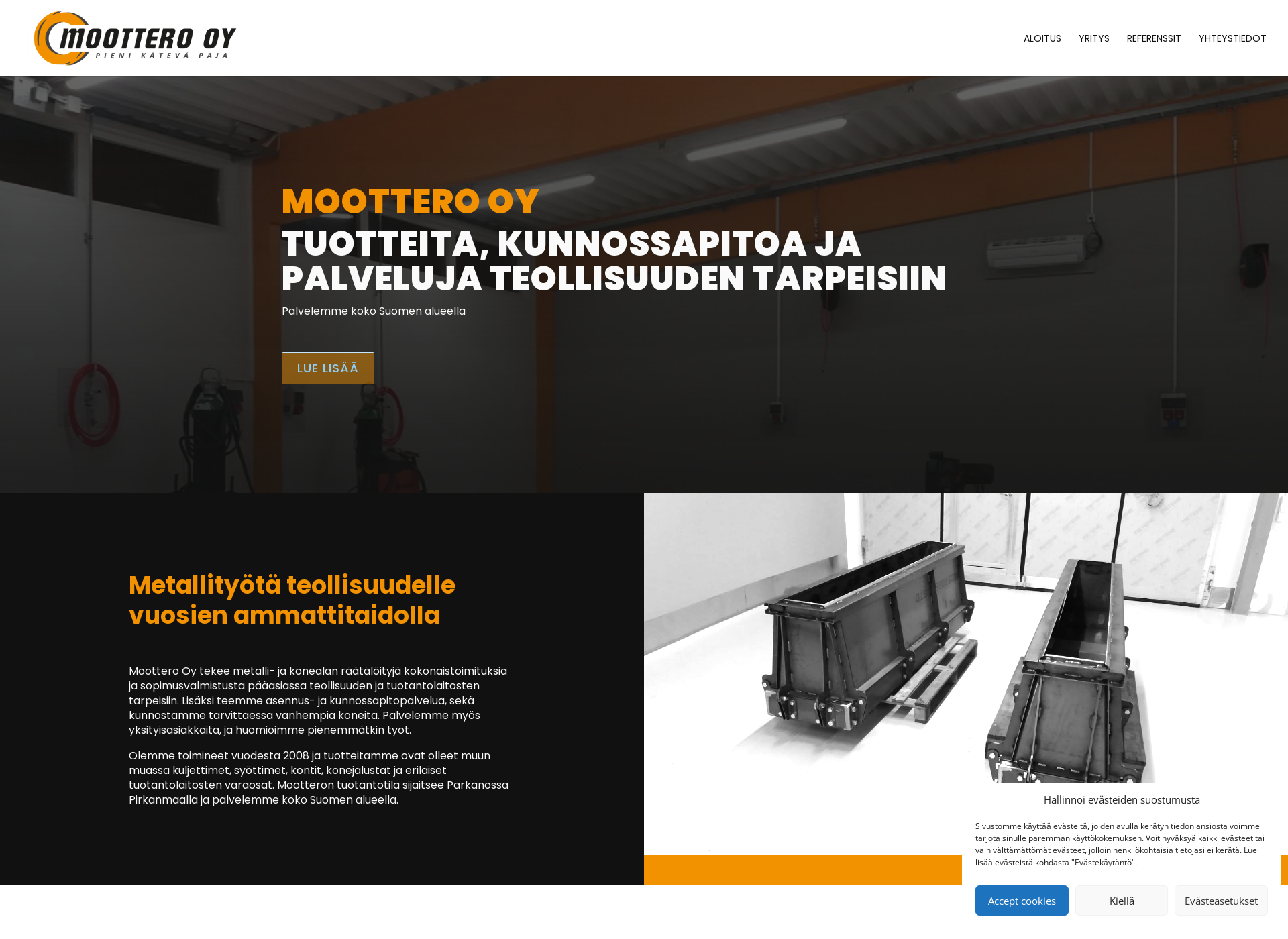 Screenshot for moottero.fi