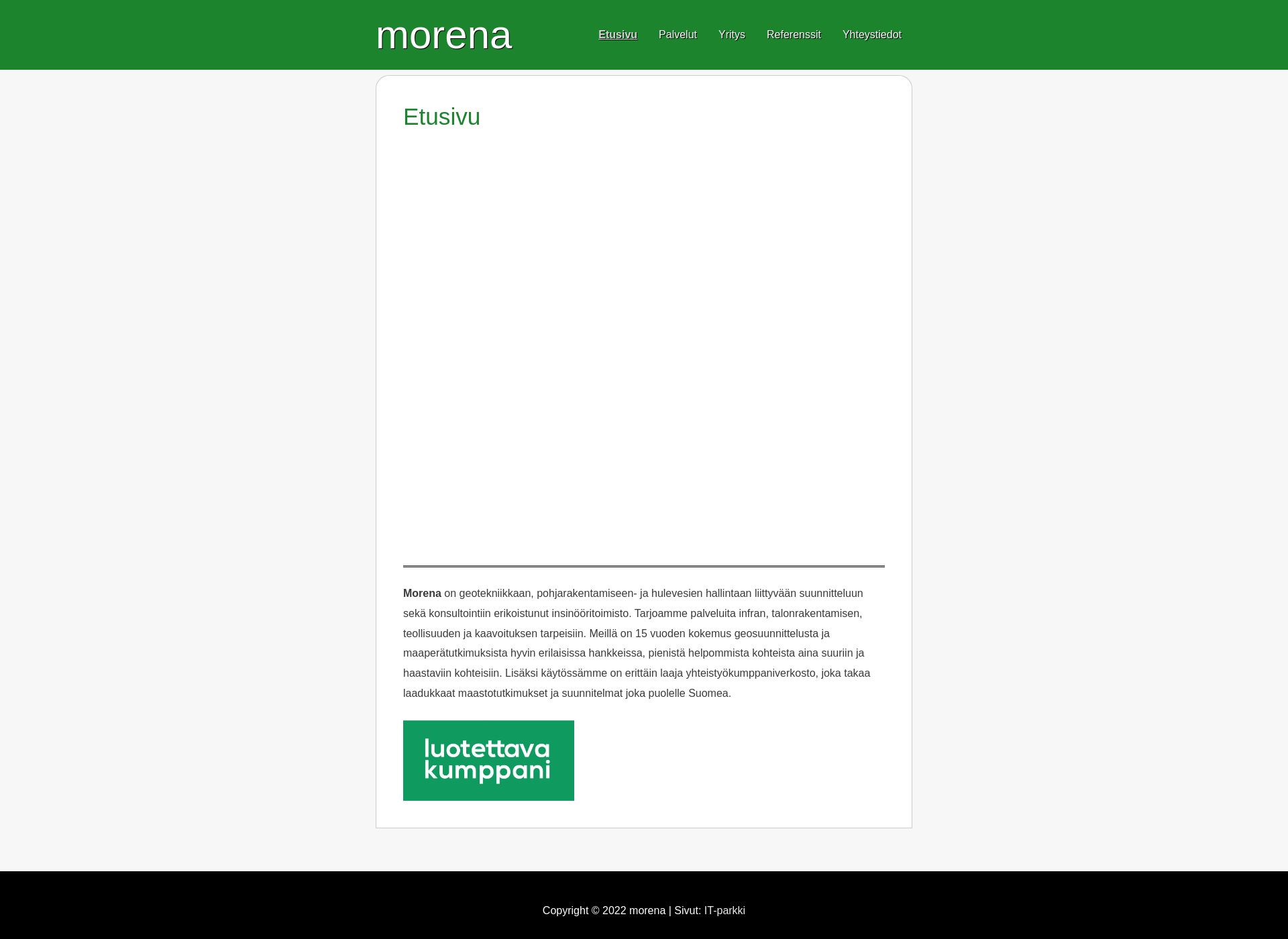 Screenshot for morena.fi