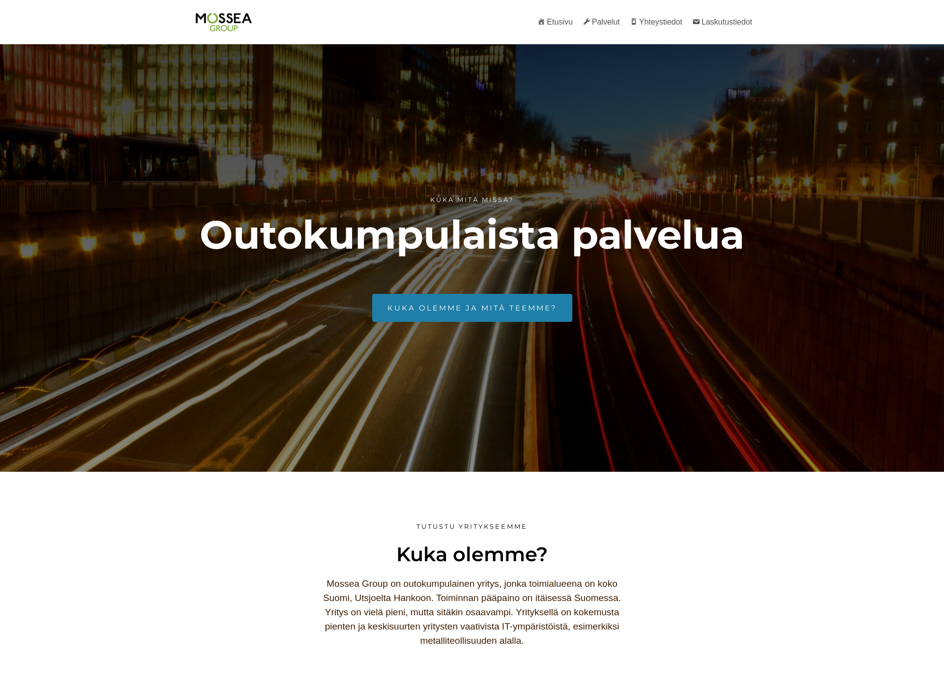 Screenshot for mossea.fi