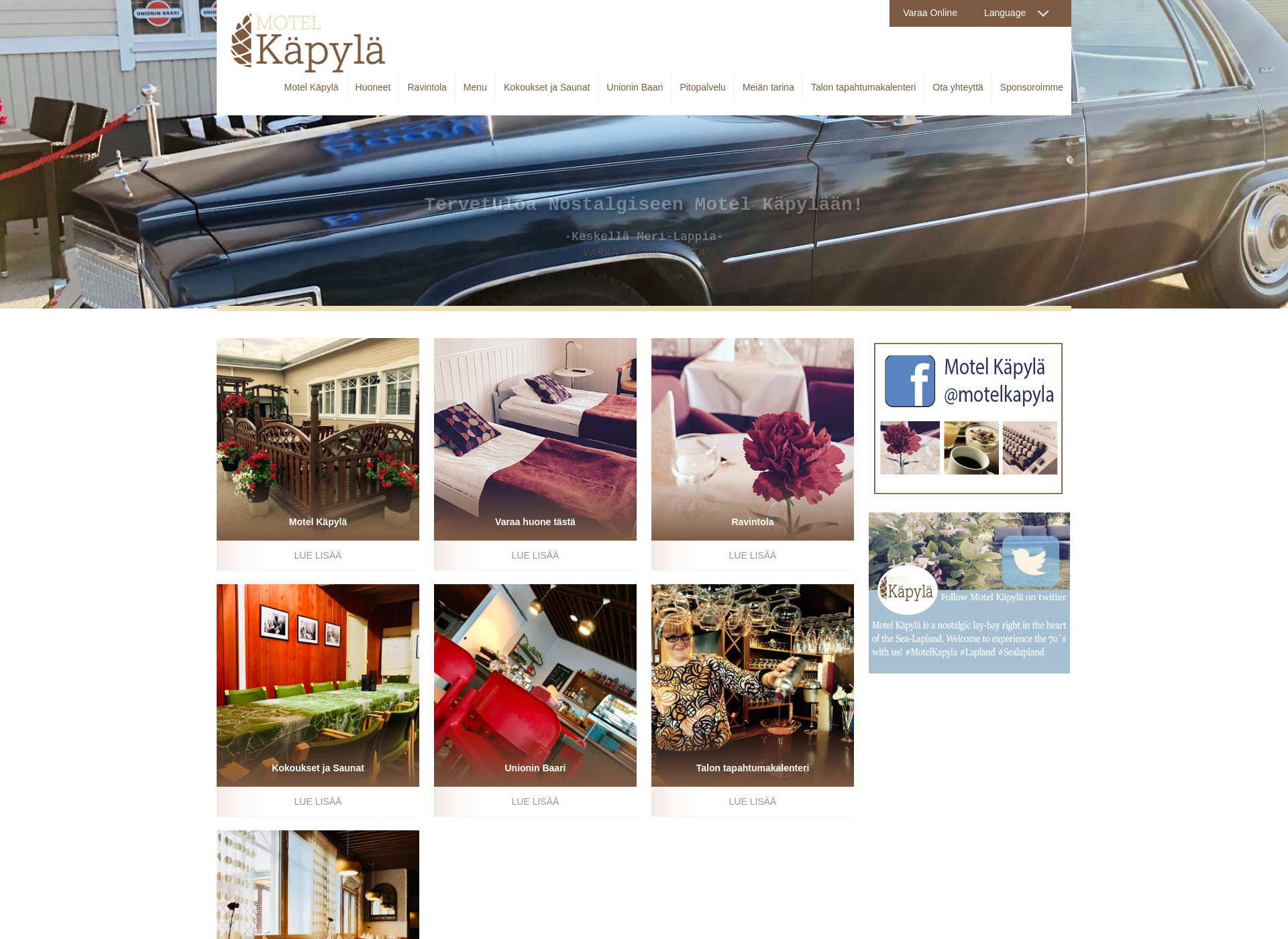 Screenshot for motelliravintolakapyla.fi
